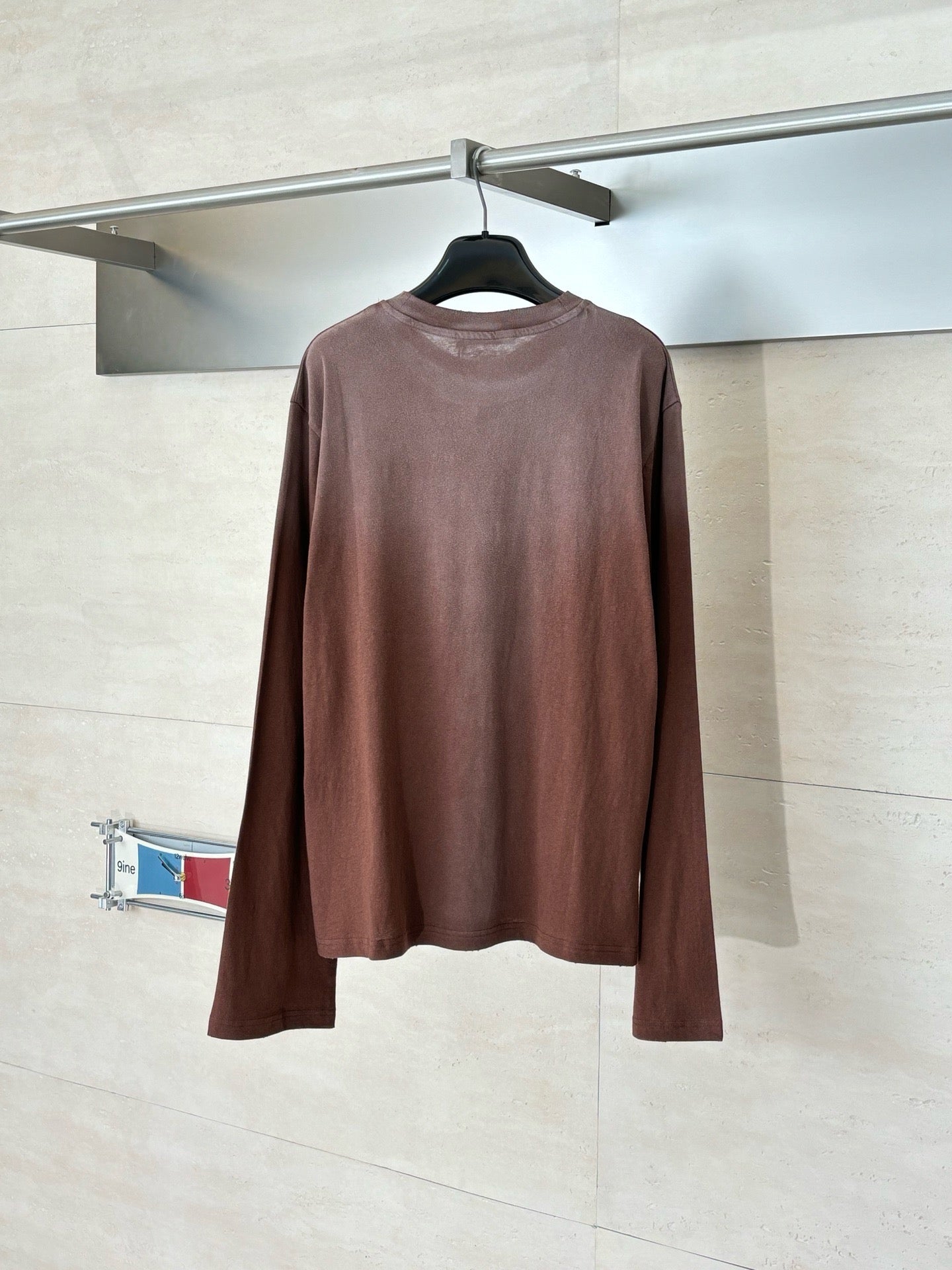 Brown, Black and White Shirt