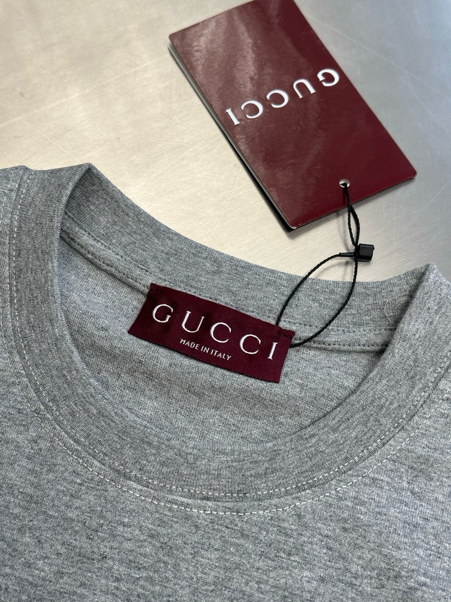 Grey, Black and White T-Shirt