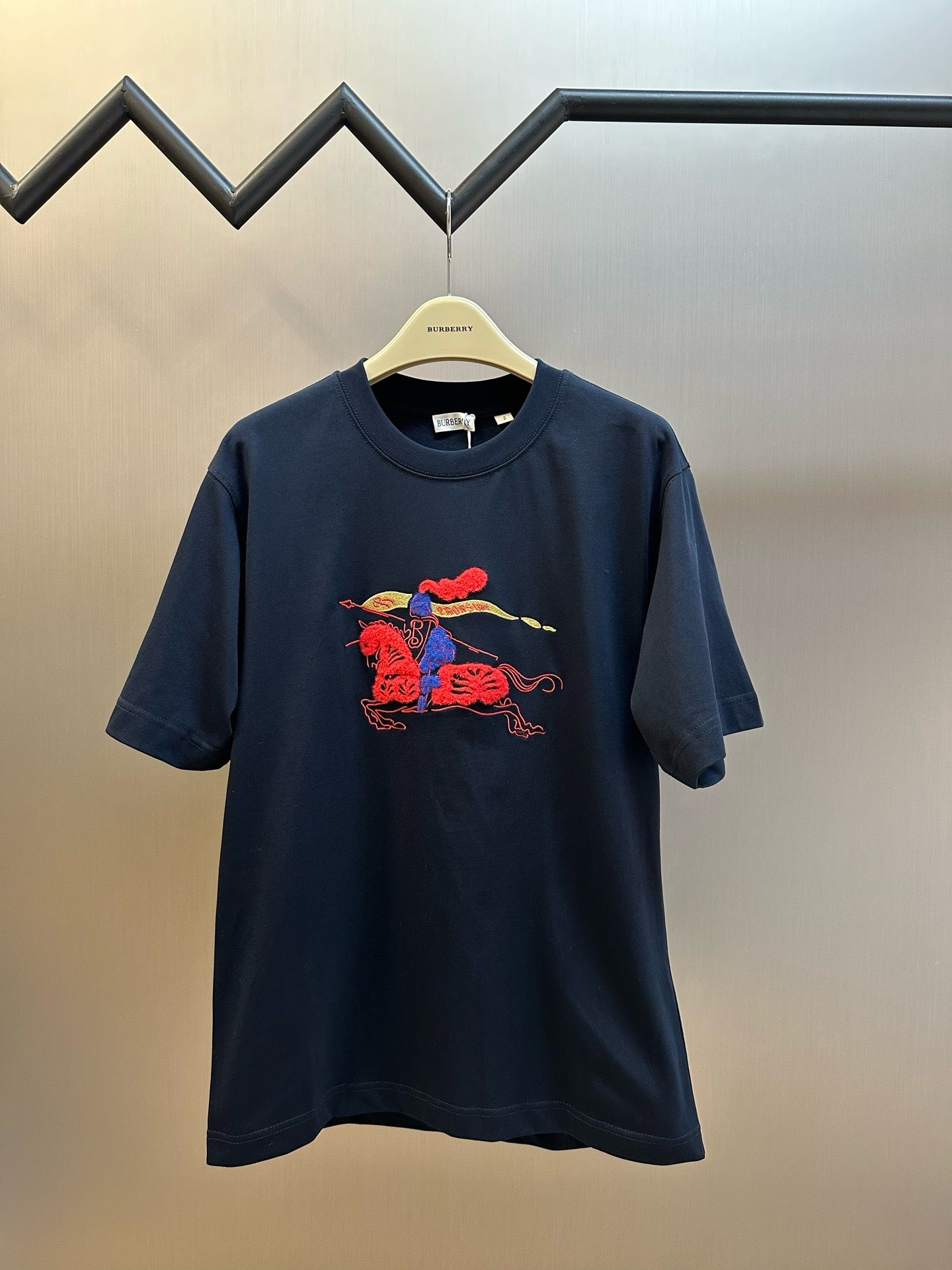 Blue, Grey, White and Red T-Shirt