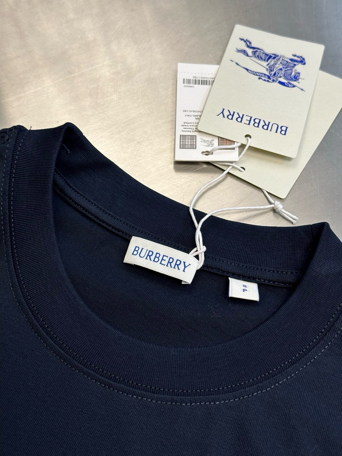 Blue, Grey, White and Red T-Shirt