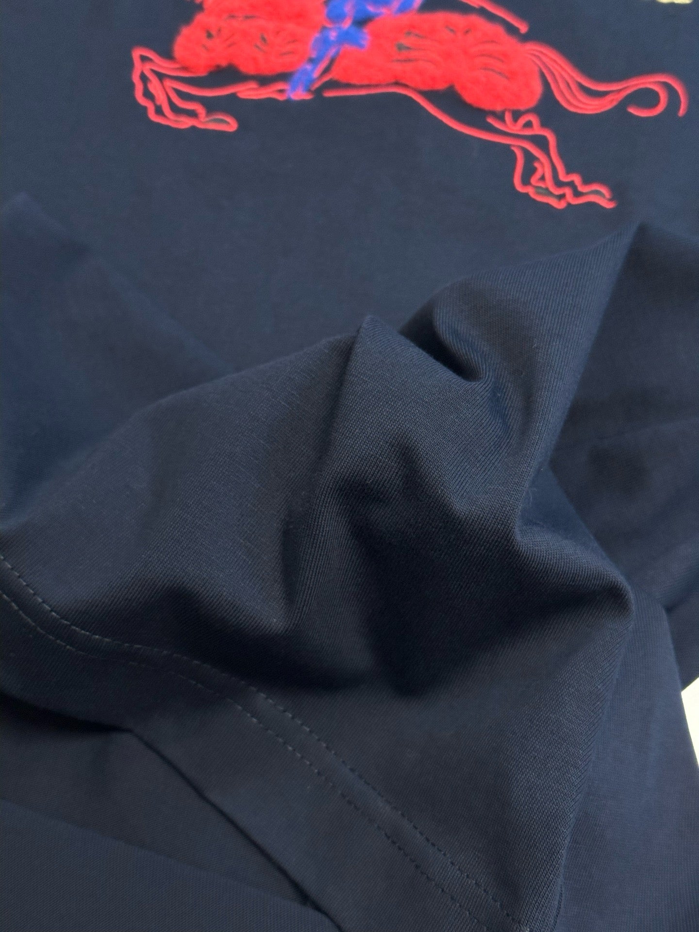 Blue, Grey, White and Red T-Shirt