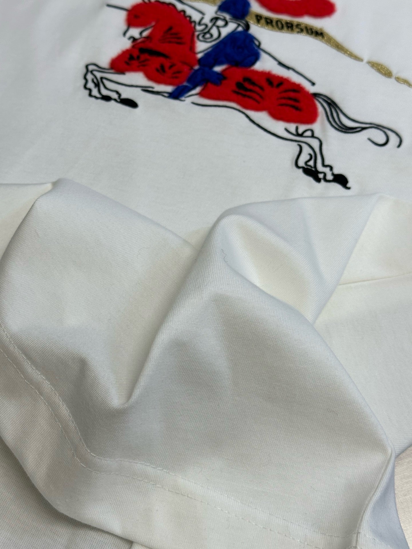 Blue, Grey, White and Red T-Shirt