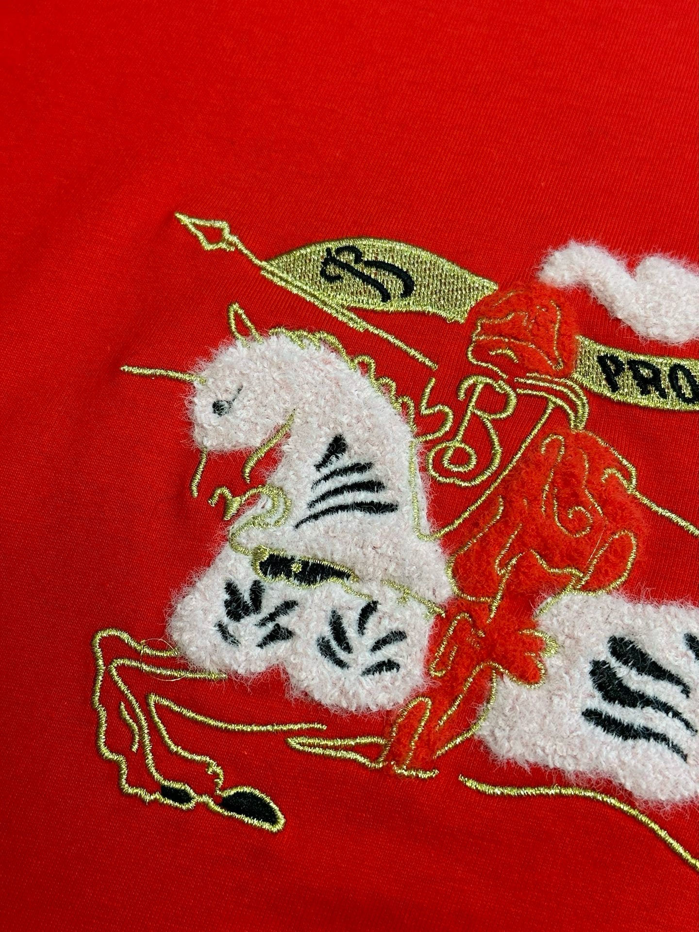 Blue, Grey, White and Red T-Shirt