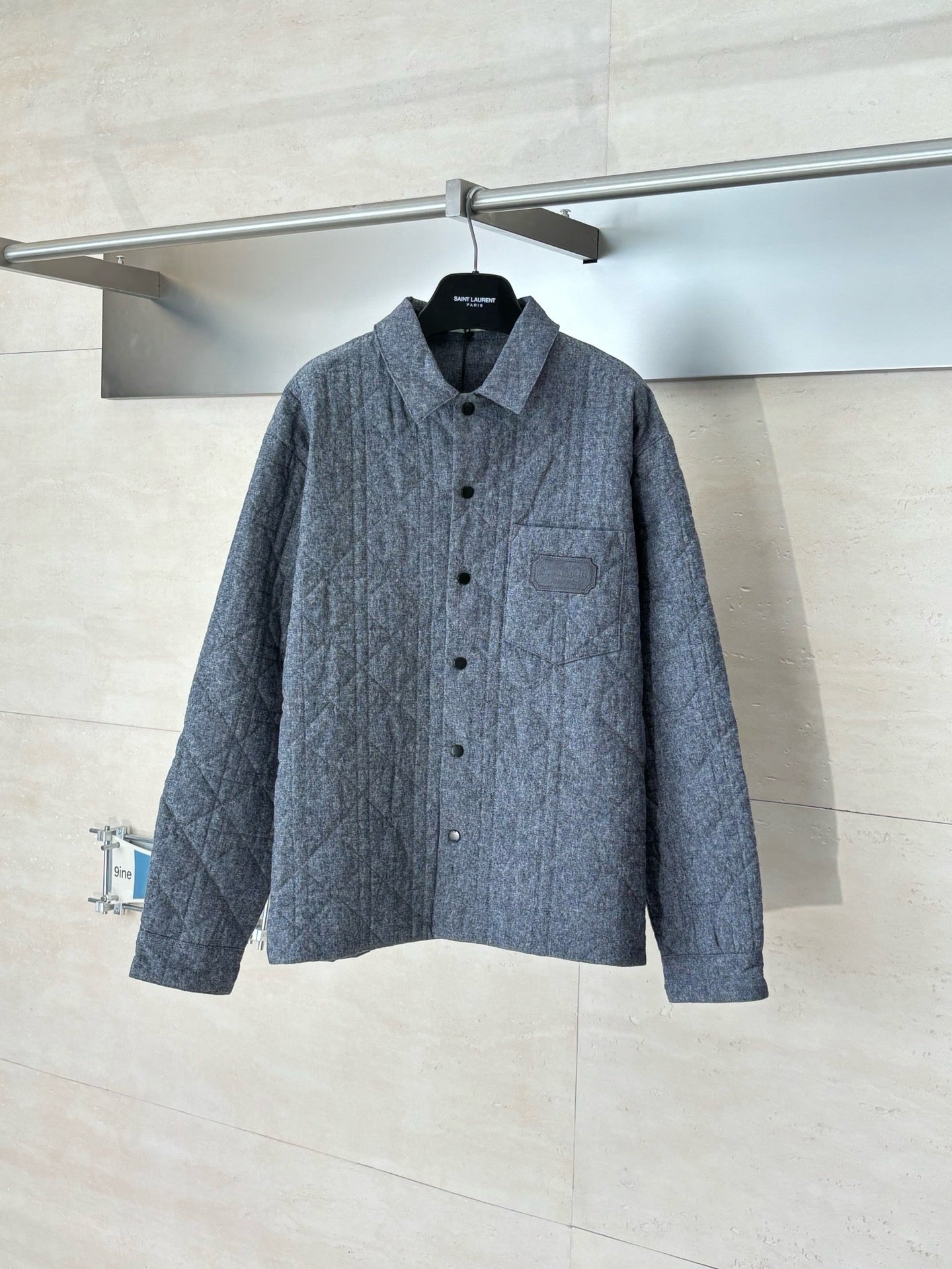 Grey blue and Black Jacket