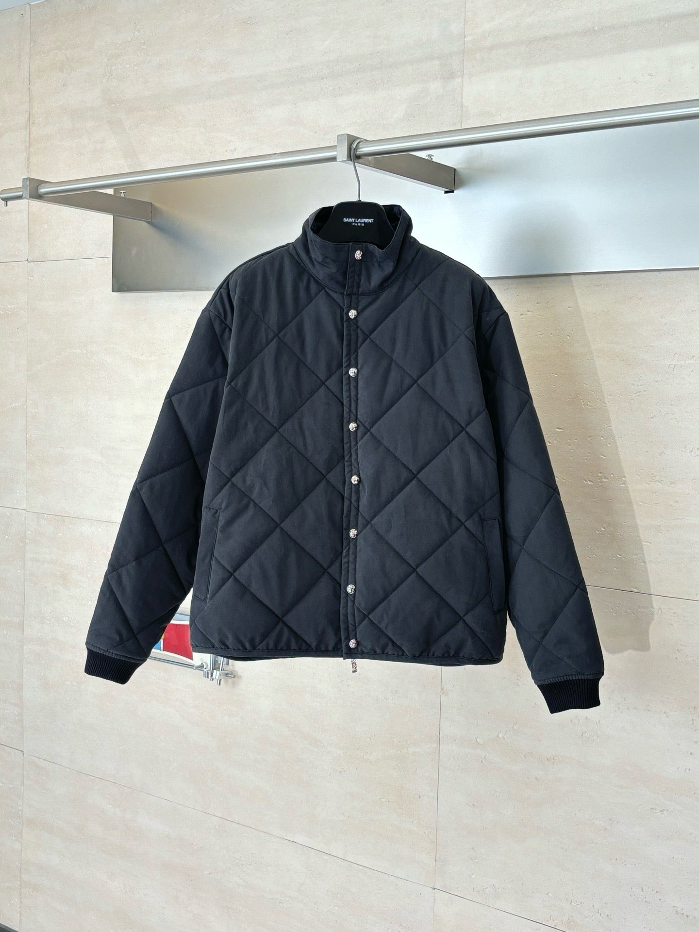 Grey blue and Black Jacket