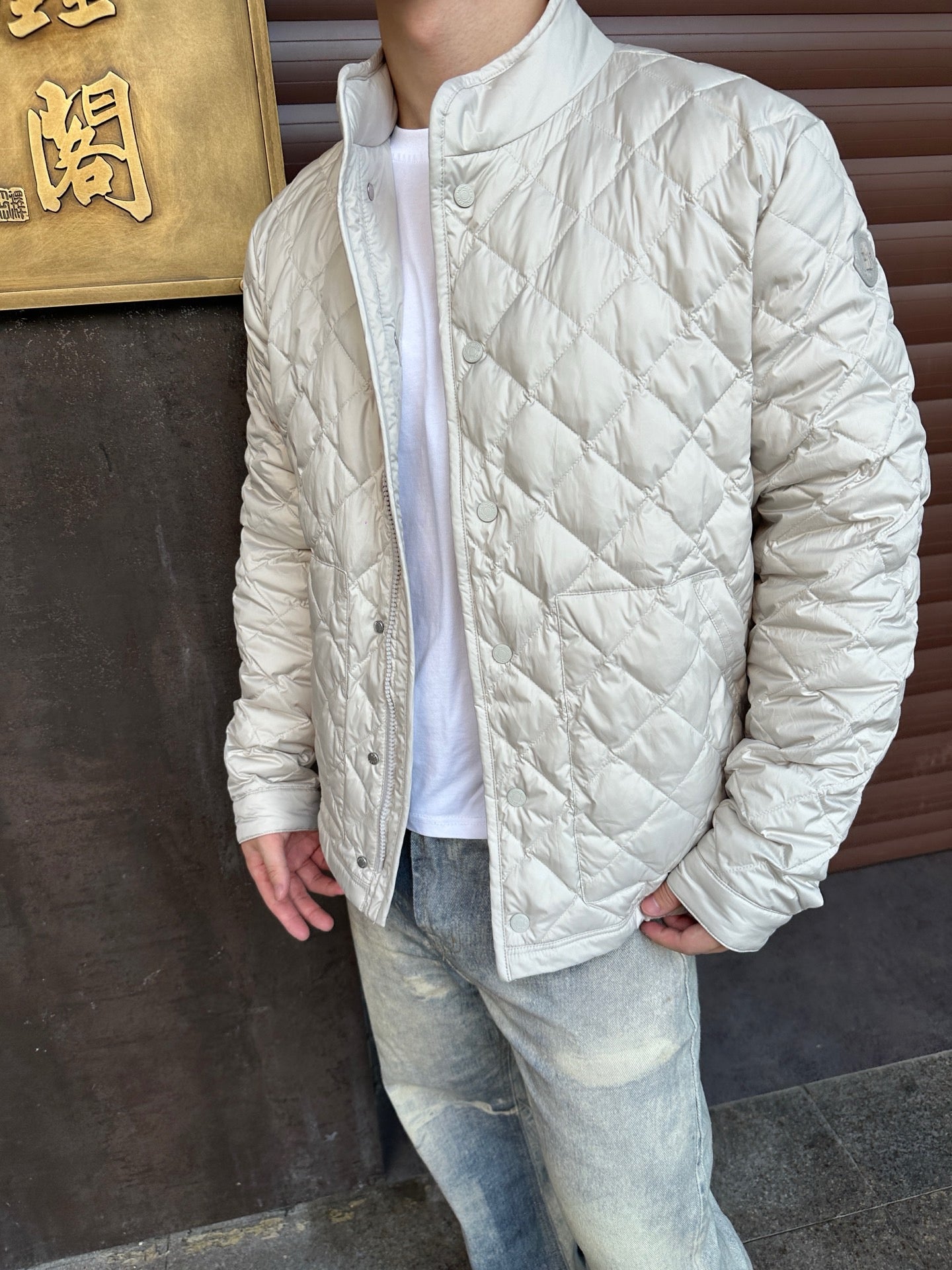 Black and off-White Jacket