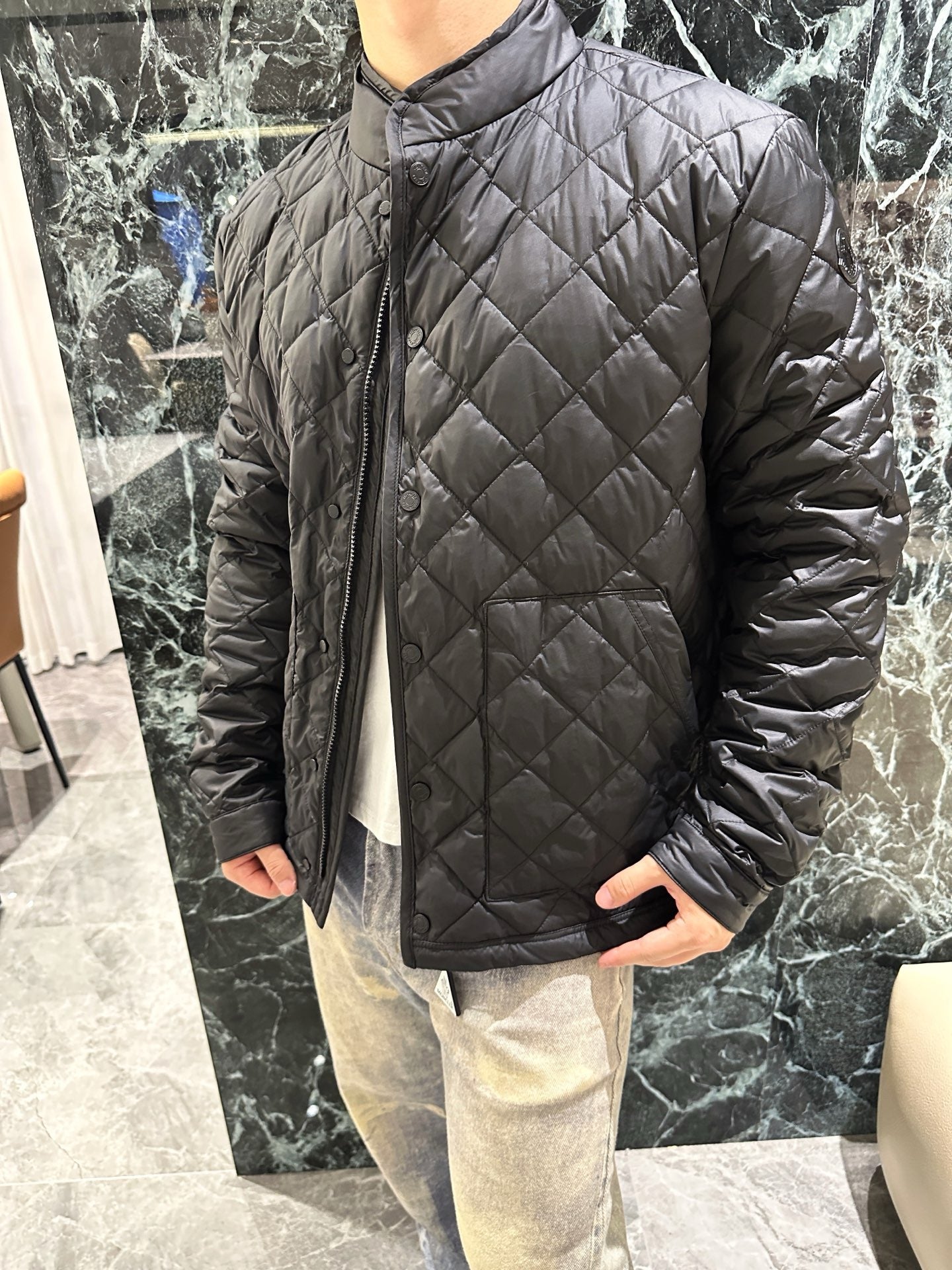 Black and off-White Jacket