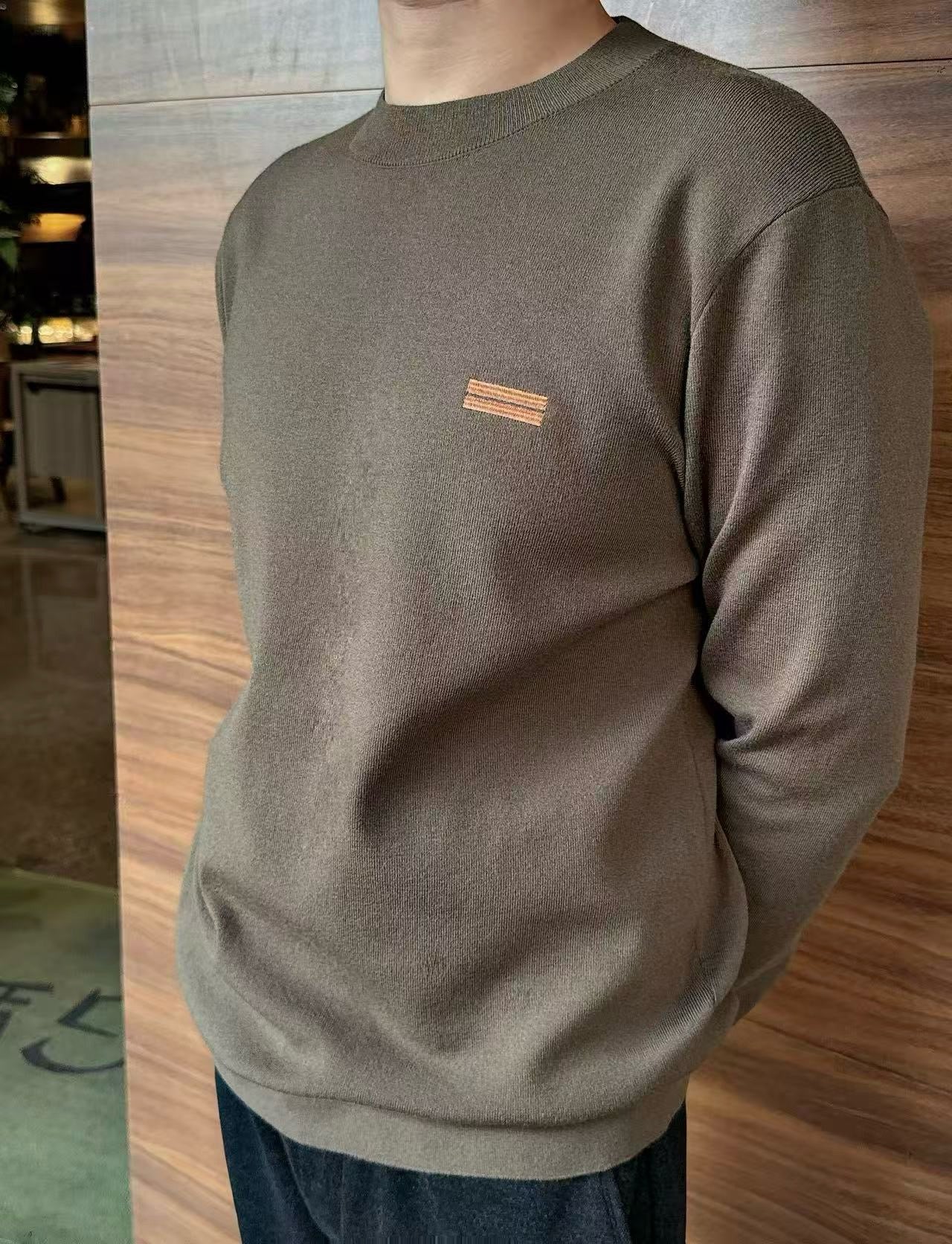 White, Dark Grey and Navy blue Sweatshirt