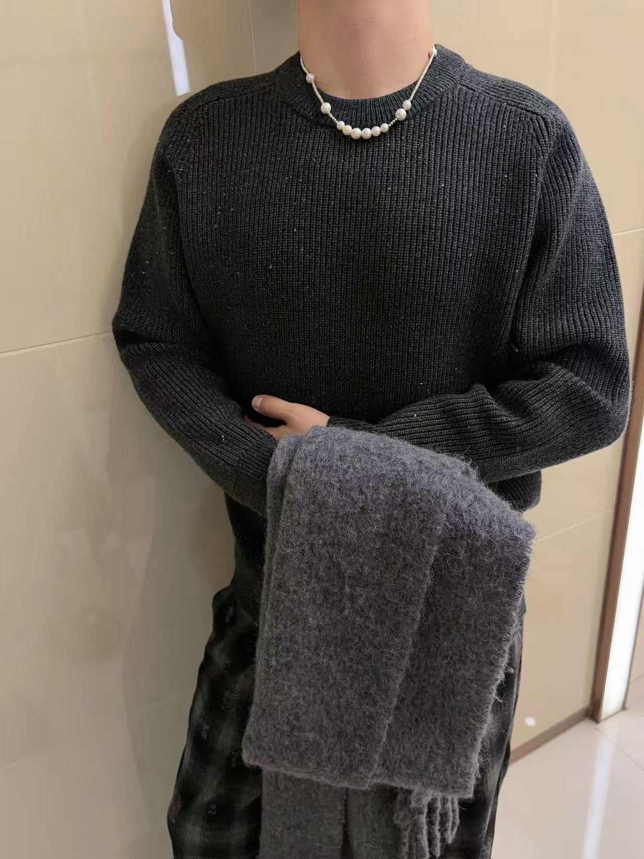 White and Black Jersey