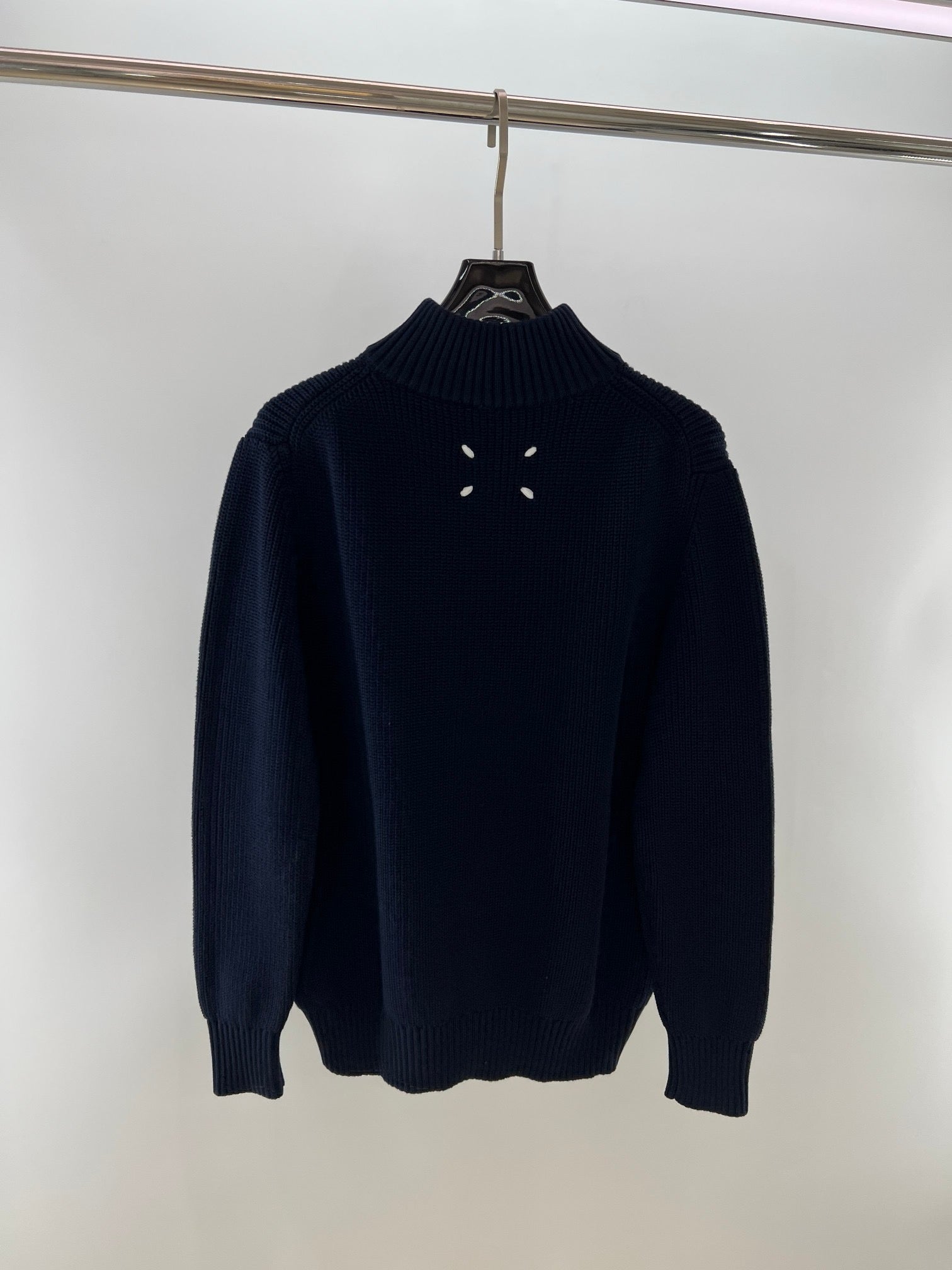 Navy blue, Dark brown and Grey Jacket - FashionHype.xyz