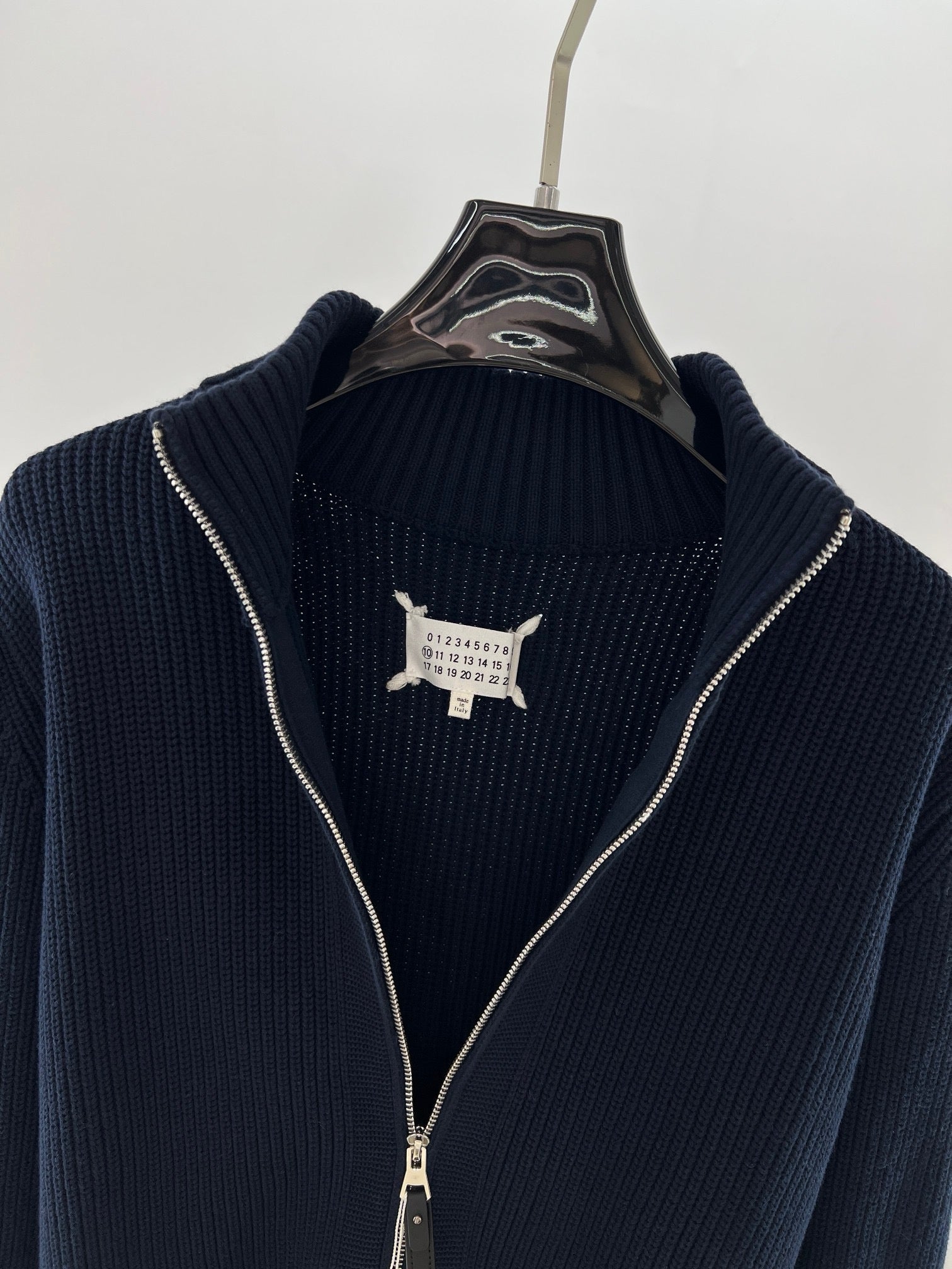 Navy blue, Dark brown and Grey Jacket - FashionHype.xyz