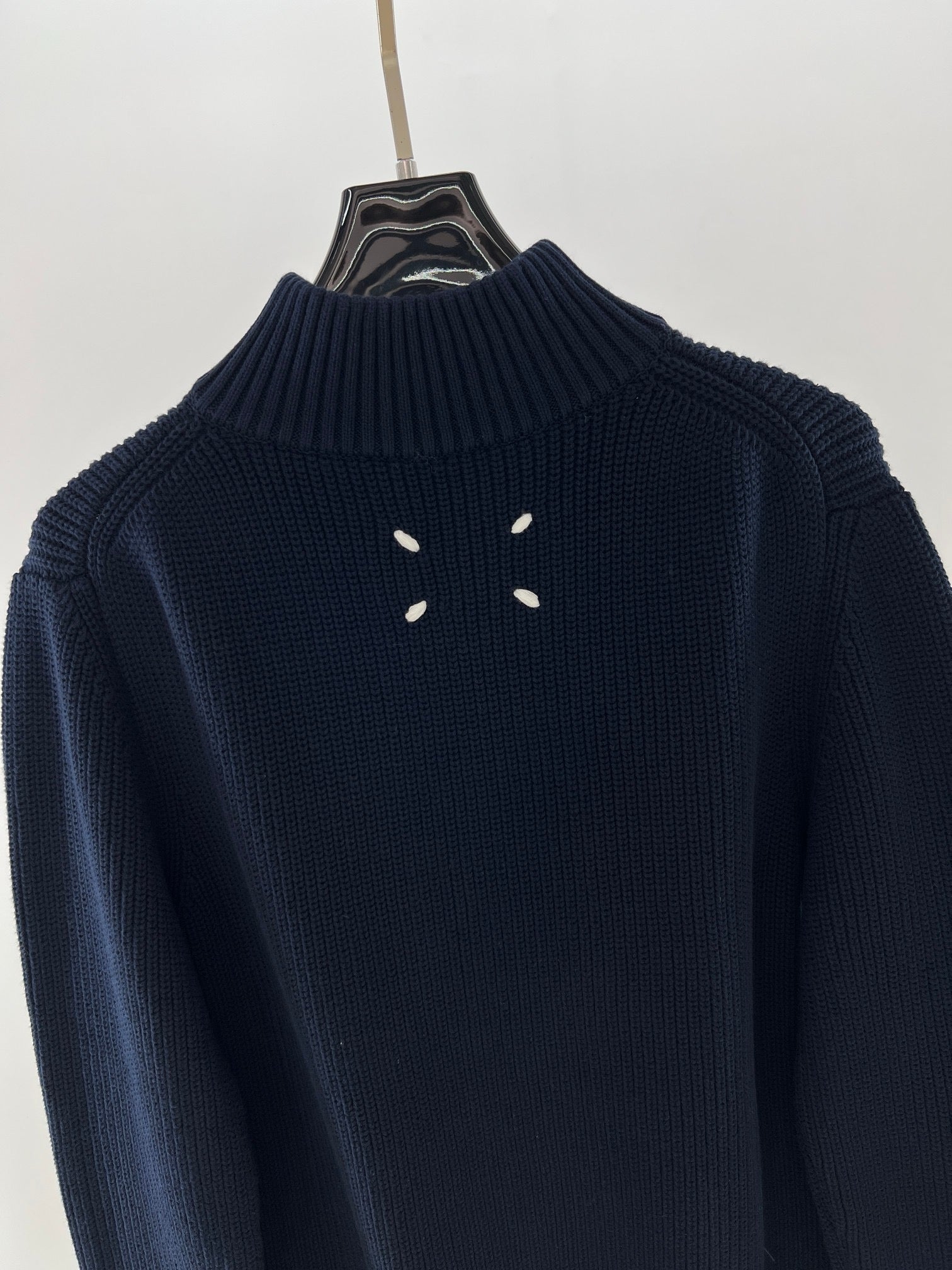 Navy blue, Dark brown and Grey Jacket - FashionHype.xyz