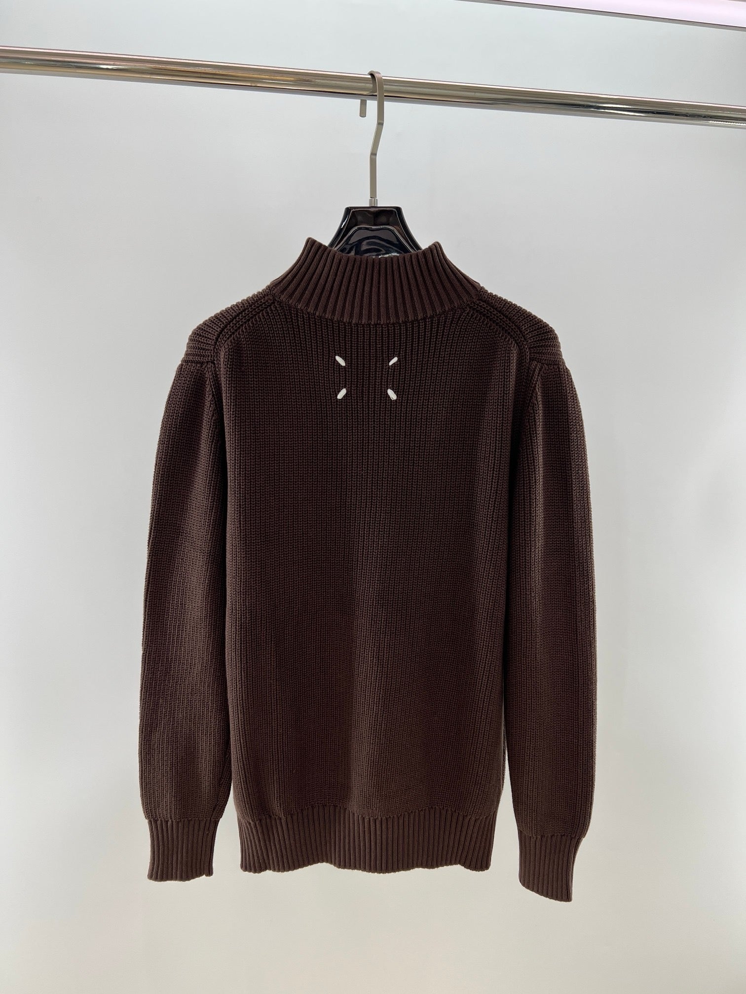 Navy blue, Dark brown and Grey Jacket - FashionHype.xyz