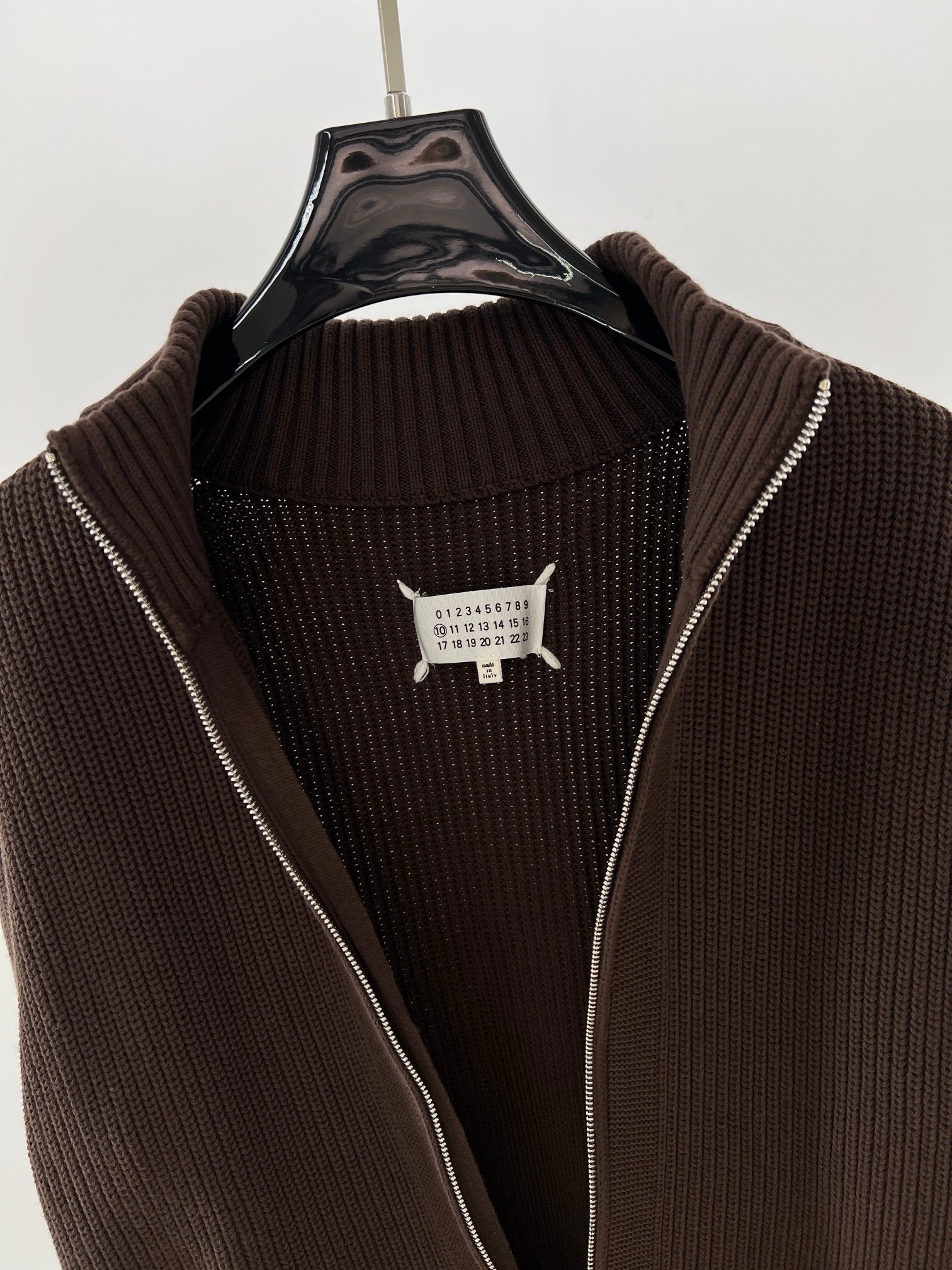 Navy blue, Dark brown and Grey Jacket - FashionHype.xyz