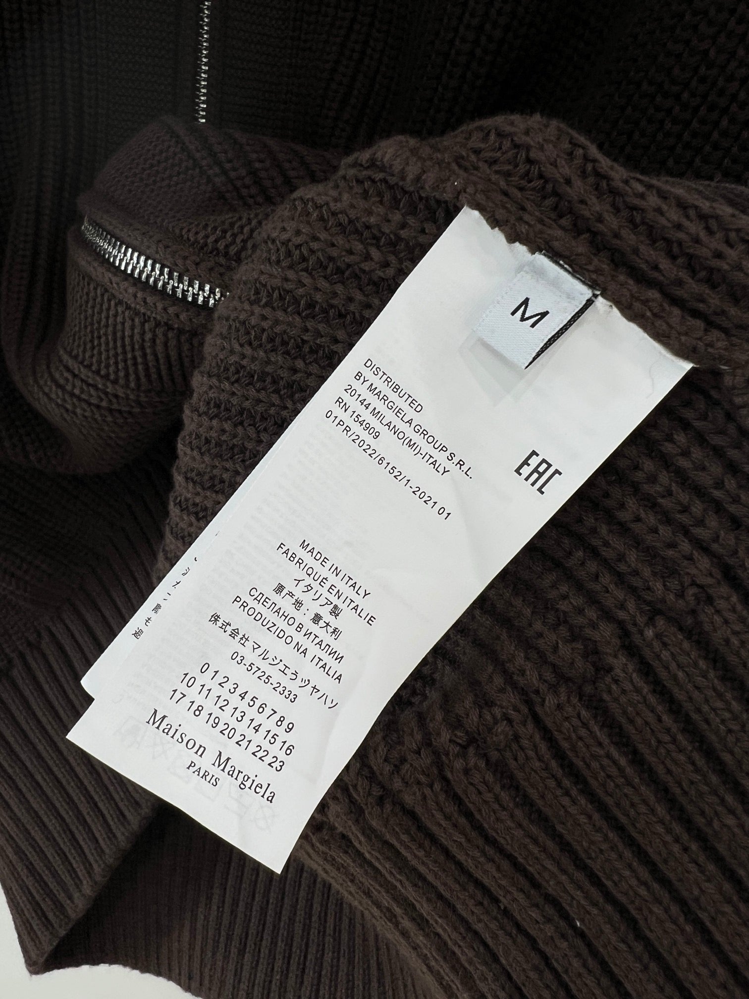 Navy blue, Dark brown and Grey Jacket - FashionHype.xyz