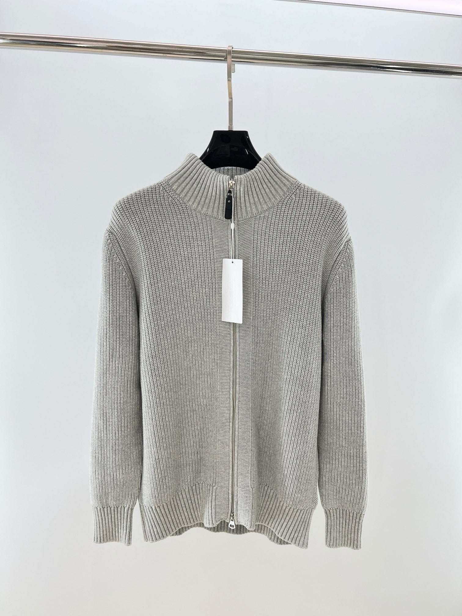 Navy blue, Dark brown and Grey Jacket - FashionHype.xyz