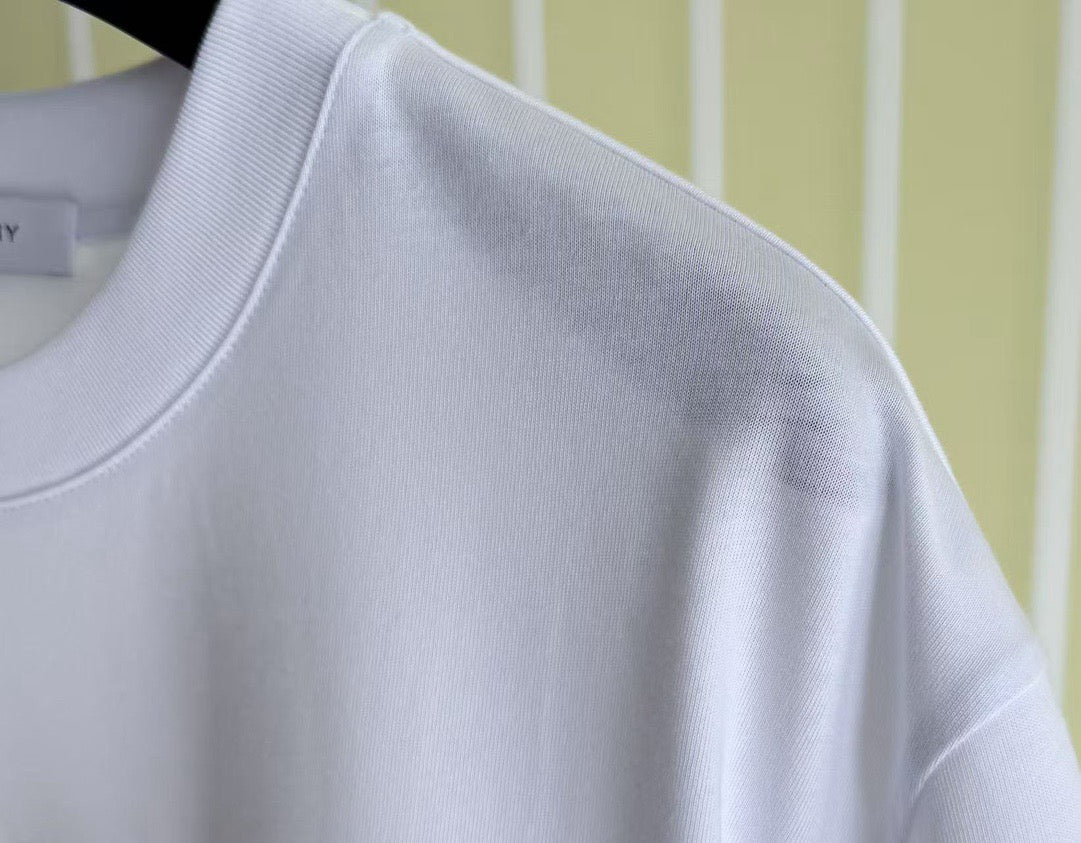 Navy blue, Black and White T-Shirt