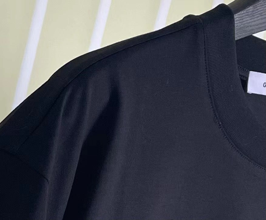 Navy blue, Black and White T-Shirt