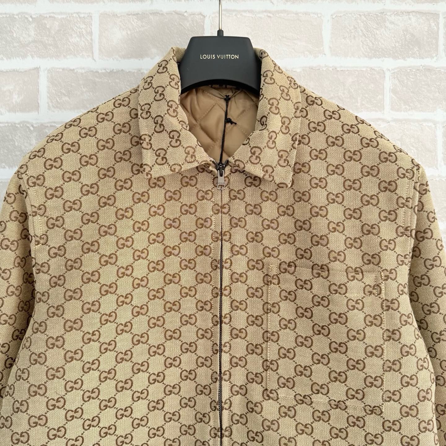 Grey and Red Jacket - FashionHype.xyz