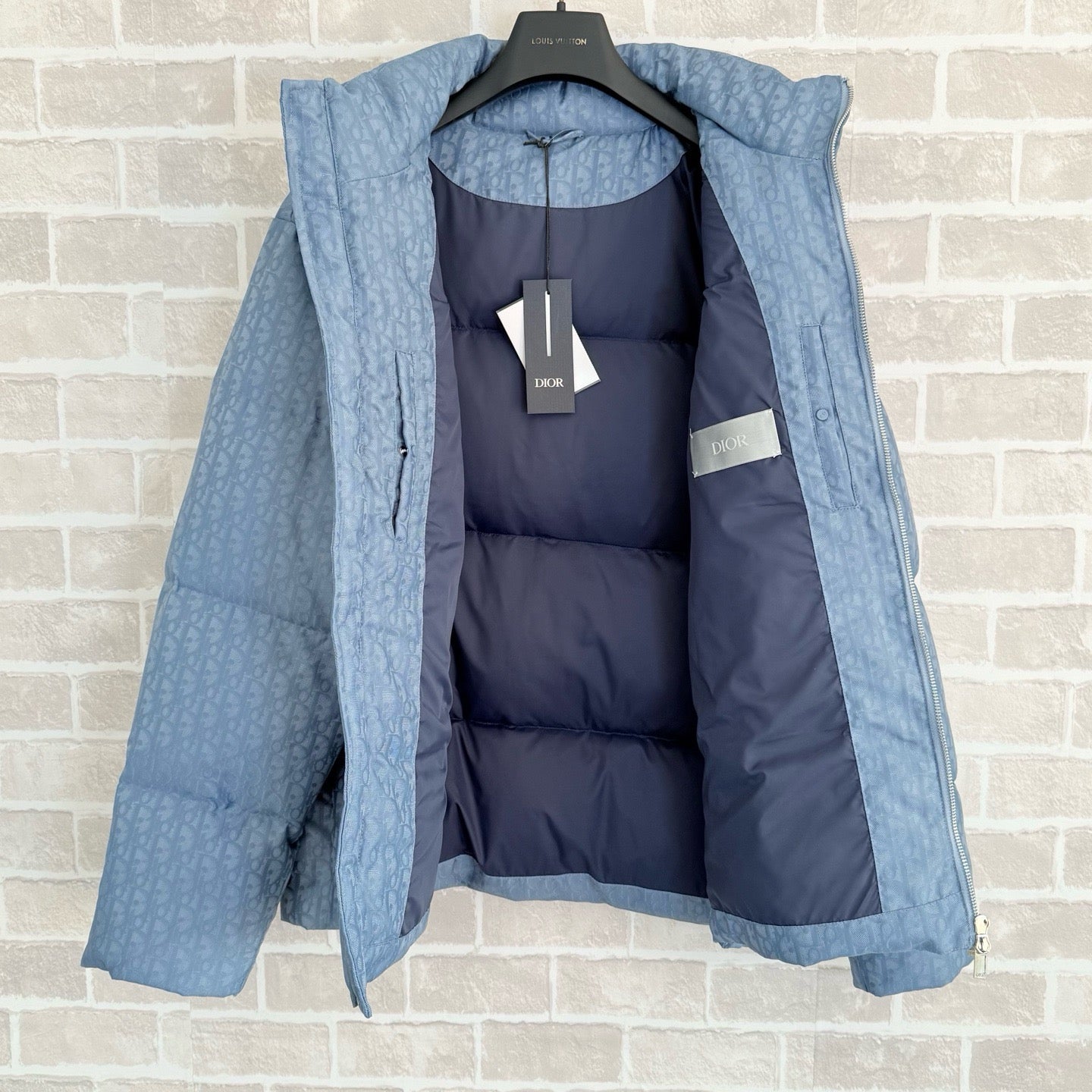 Sky blue and Black Jacket