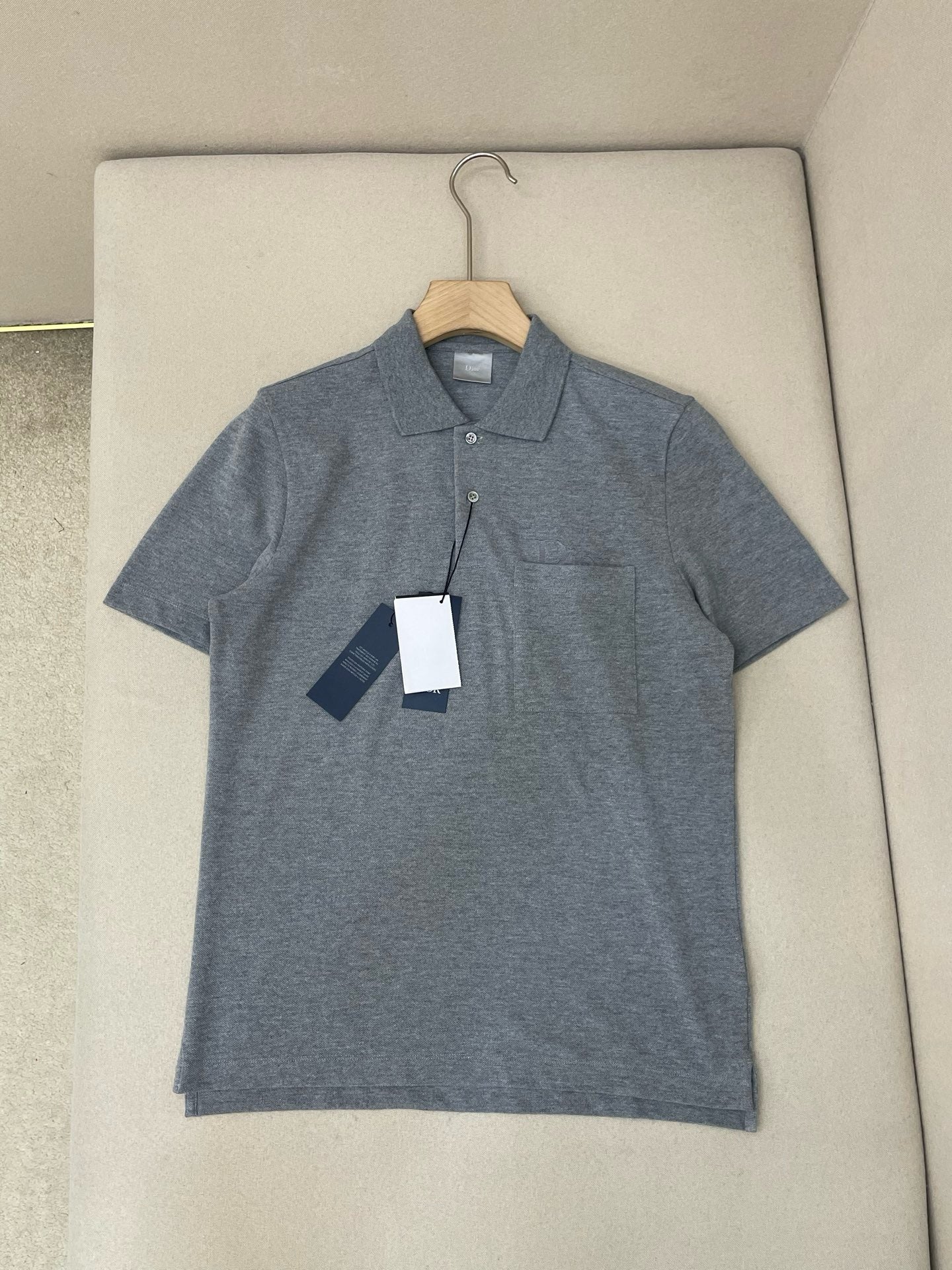 Black, Grey and White Polo