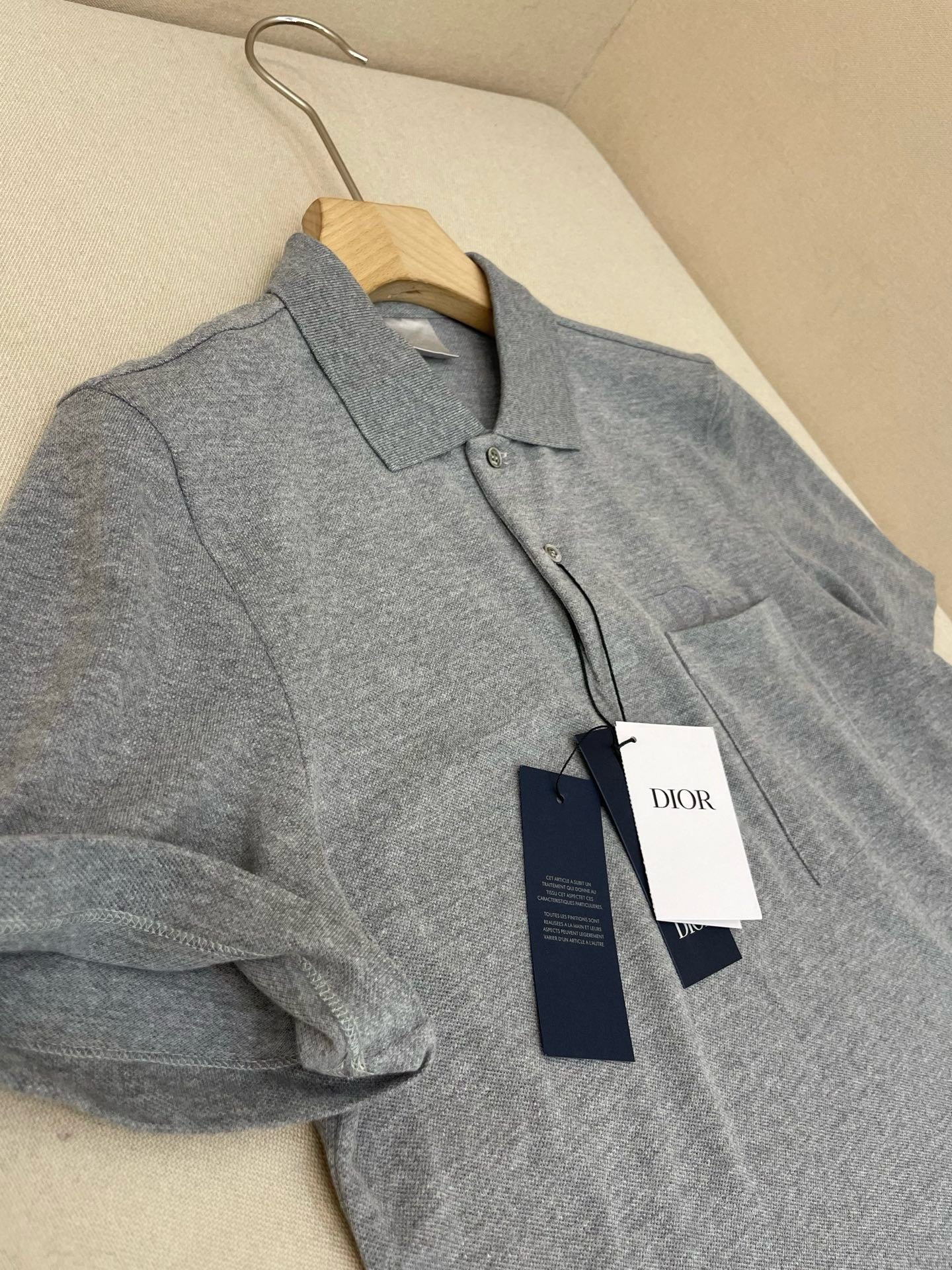 Black, Grey and White Polo