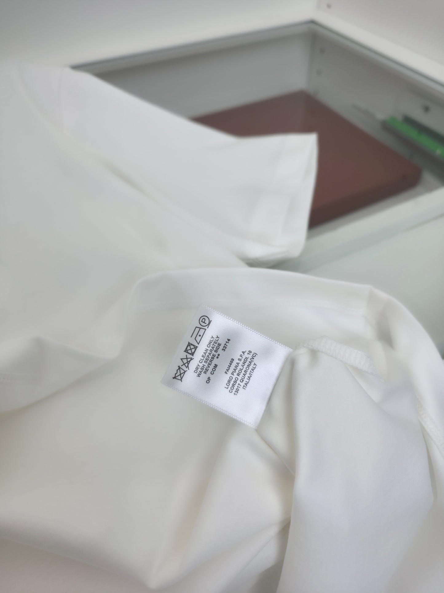 White, Black and Brown T-Shirt