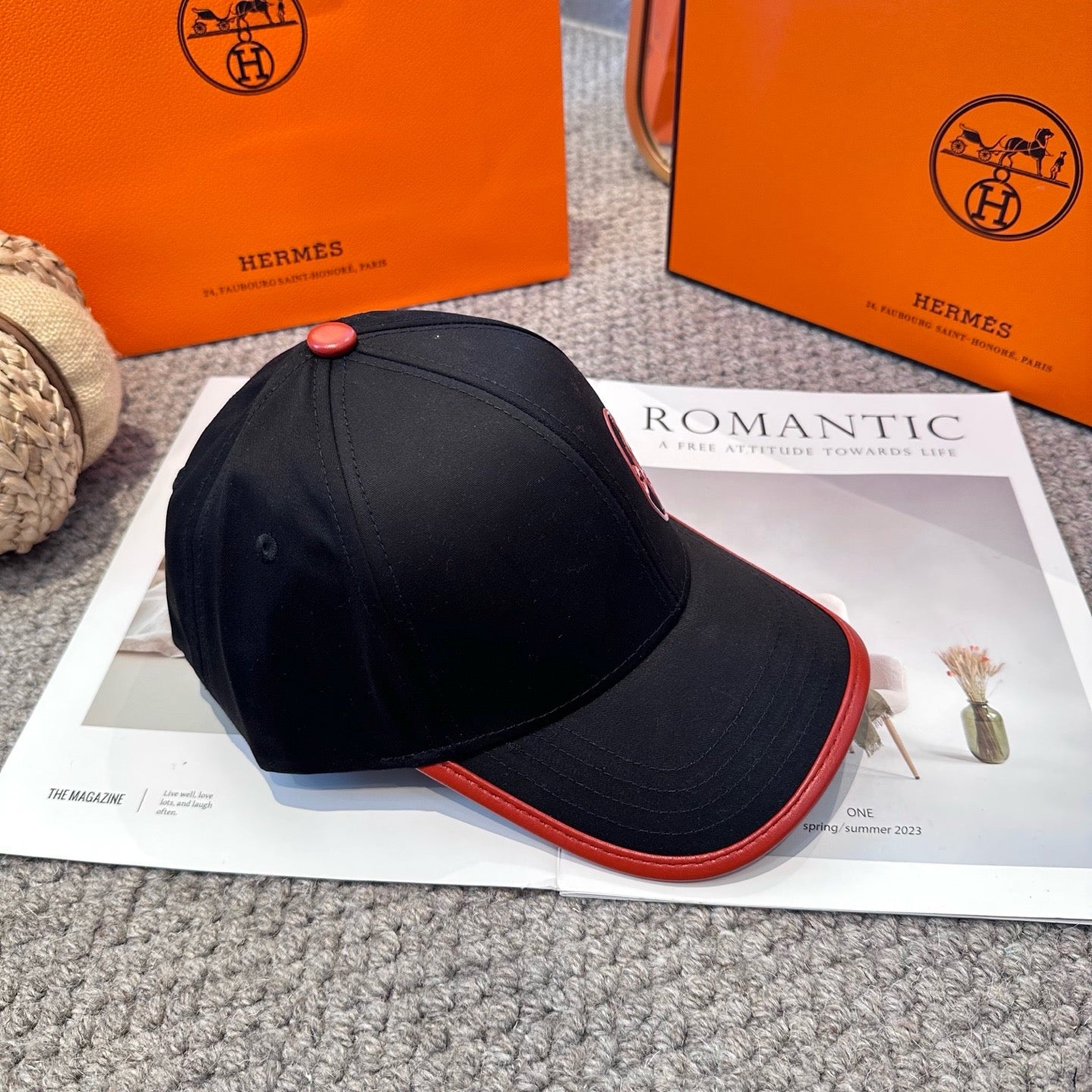 Black brown Cap
