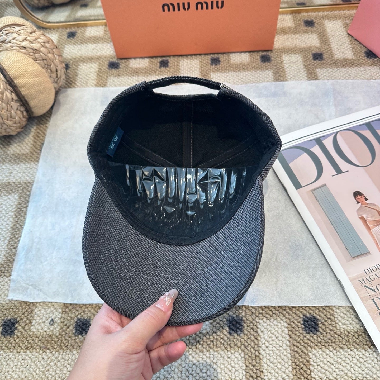 Dark grey Cap
