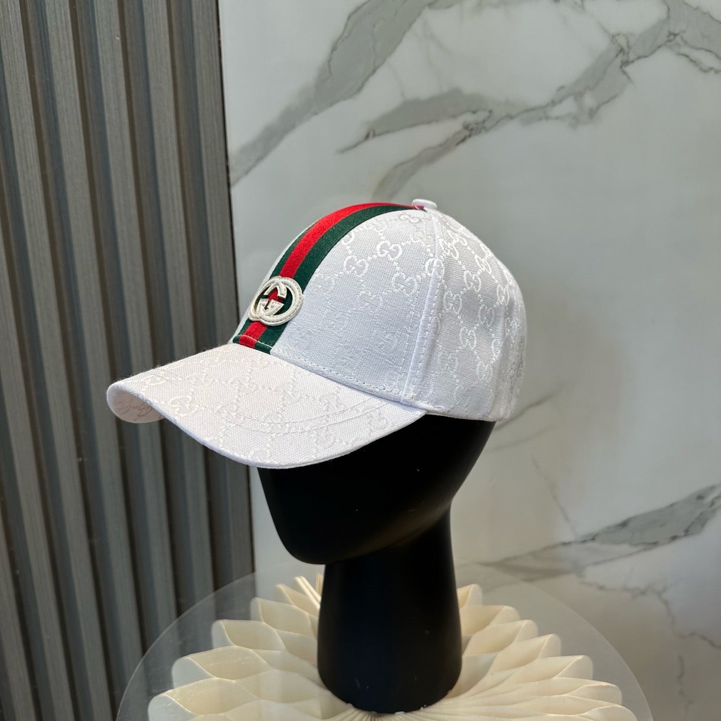 Black and White Cap