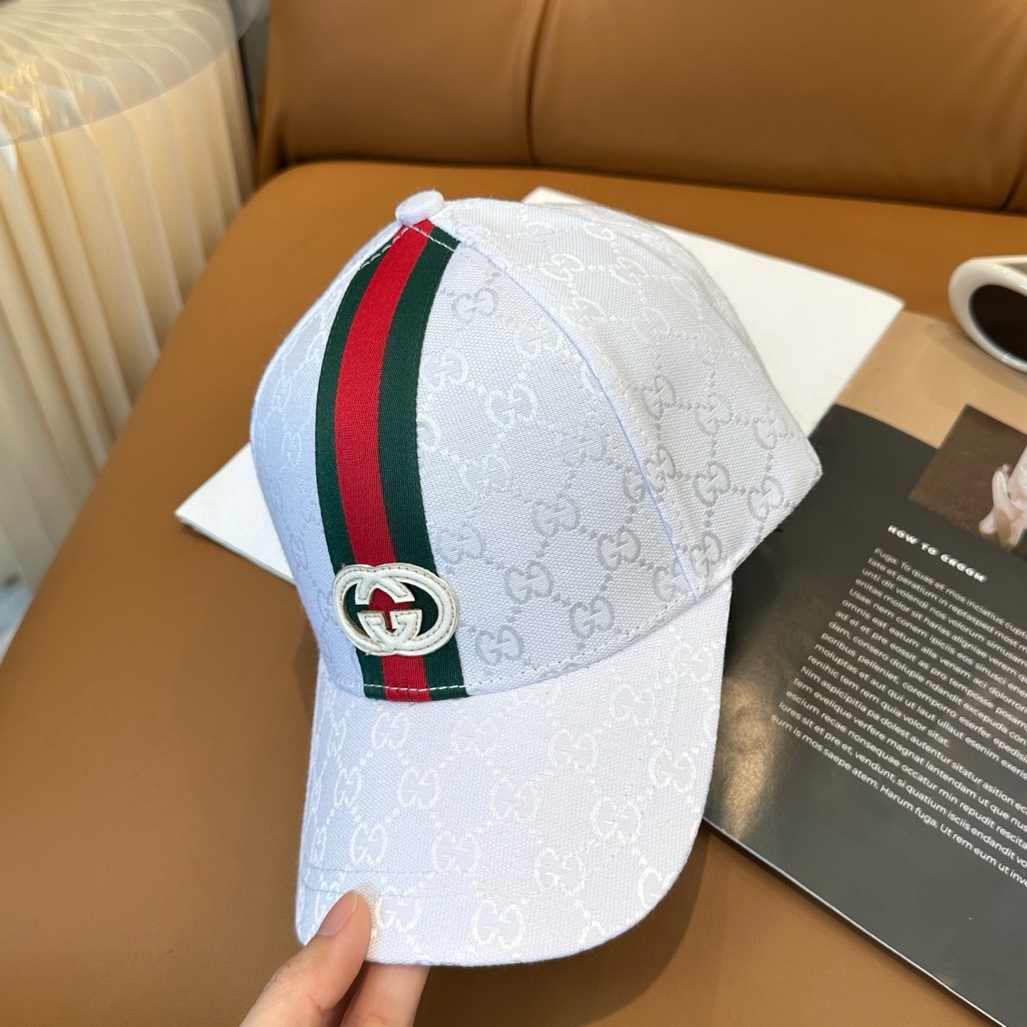 Black and White Cap