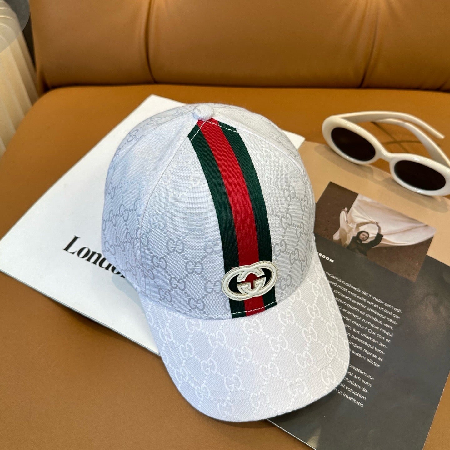 Black and White Cap