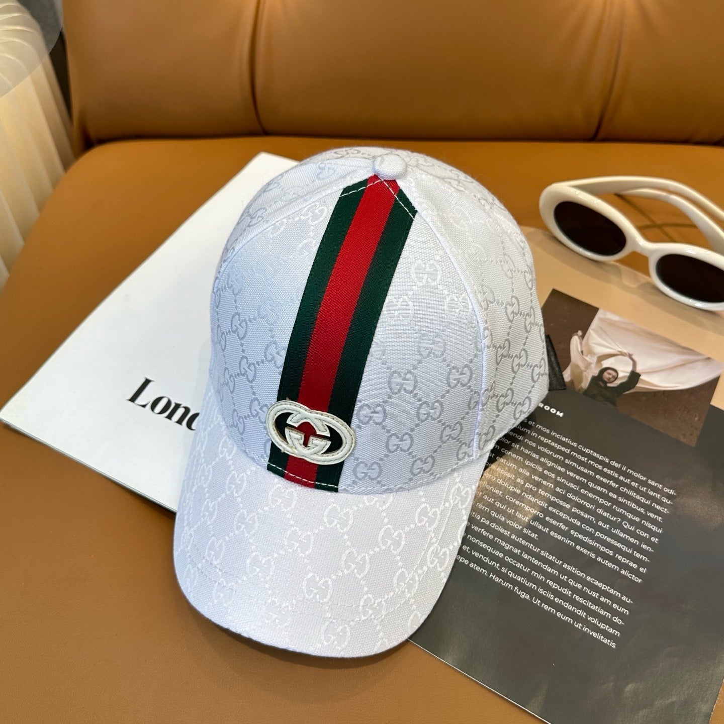 Black and White Cap