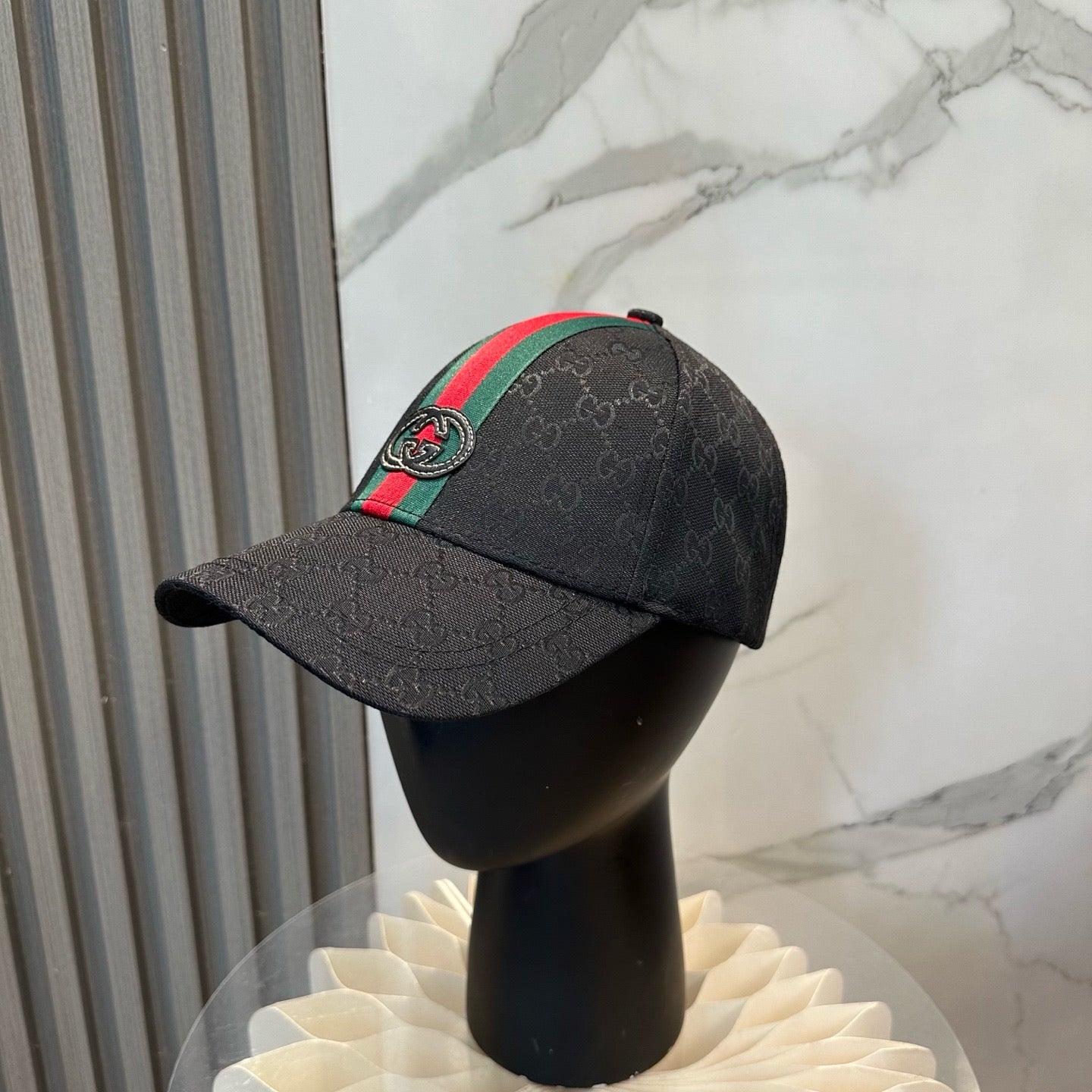 Black and White Cap
