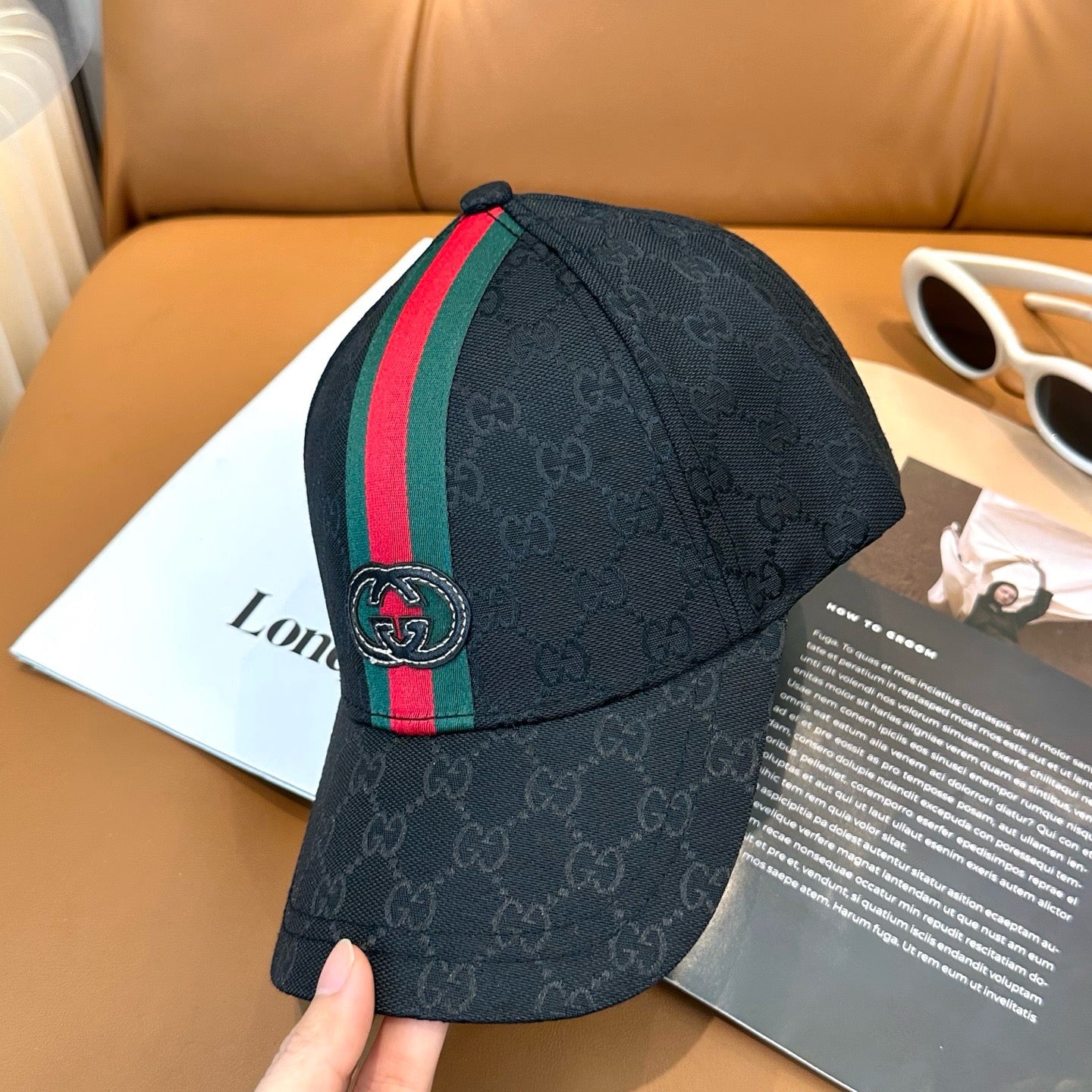 Black and White Cap