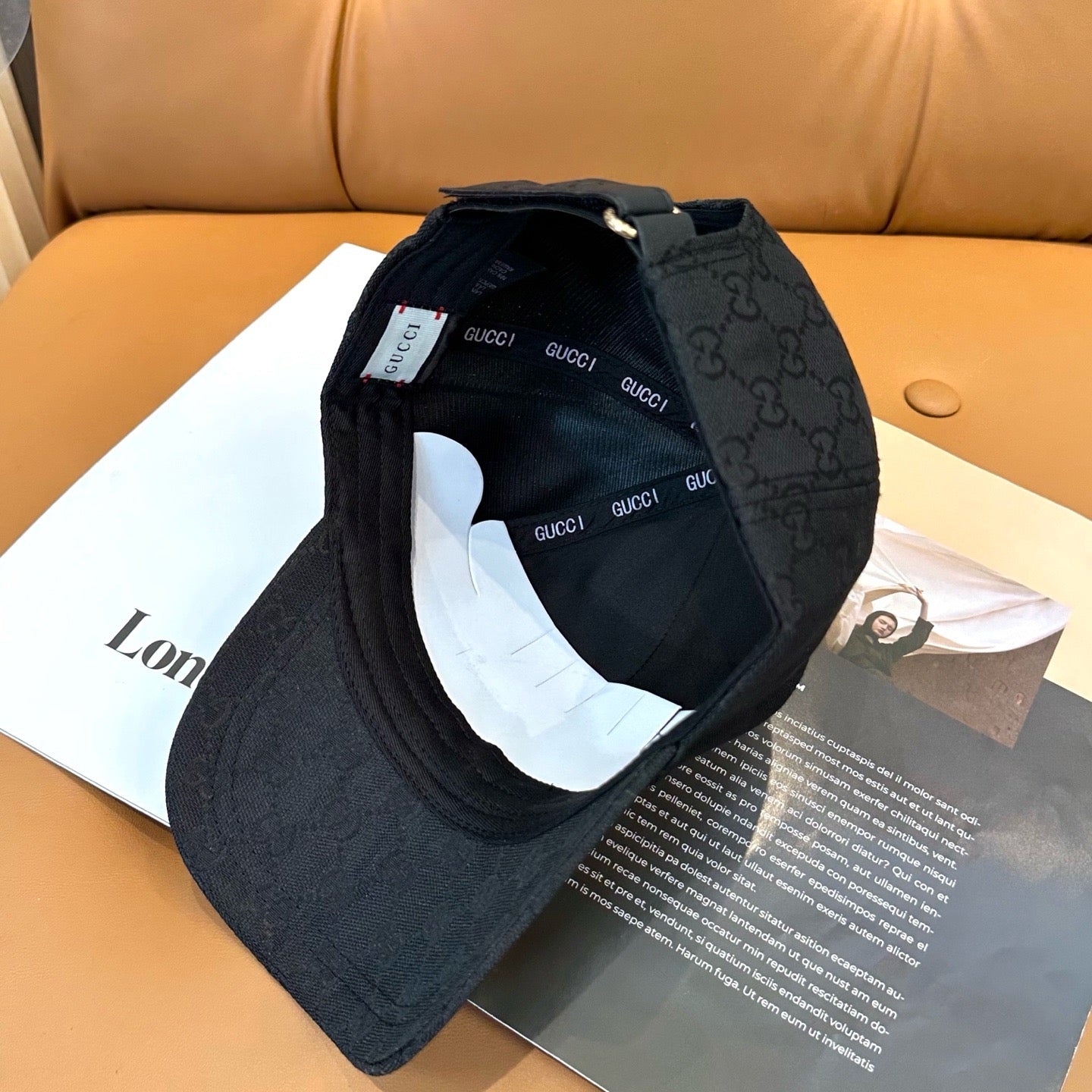 Black and White Cap