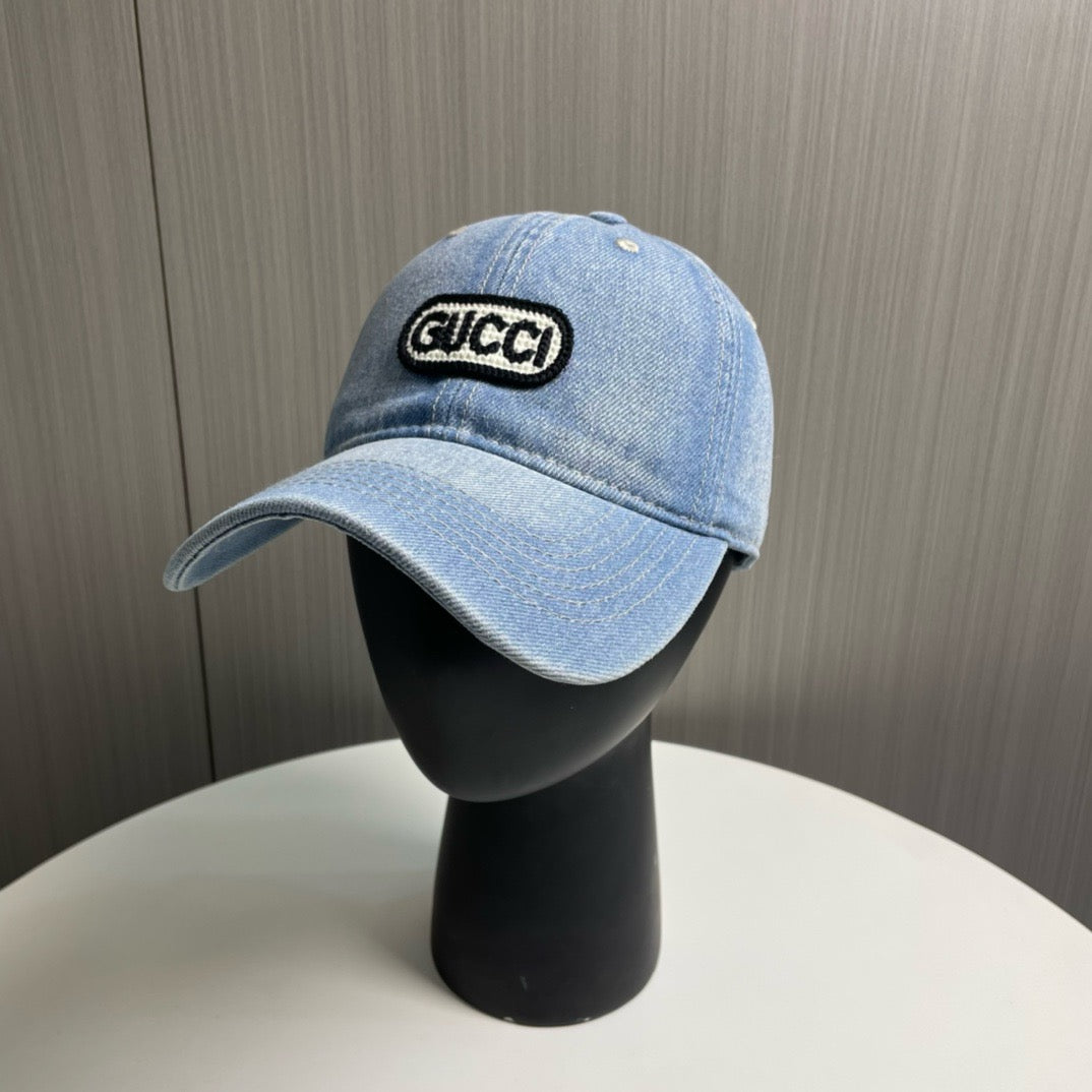 Light Blue, Blue and Charcoal Cap
