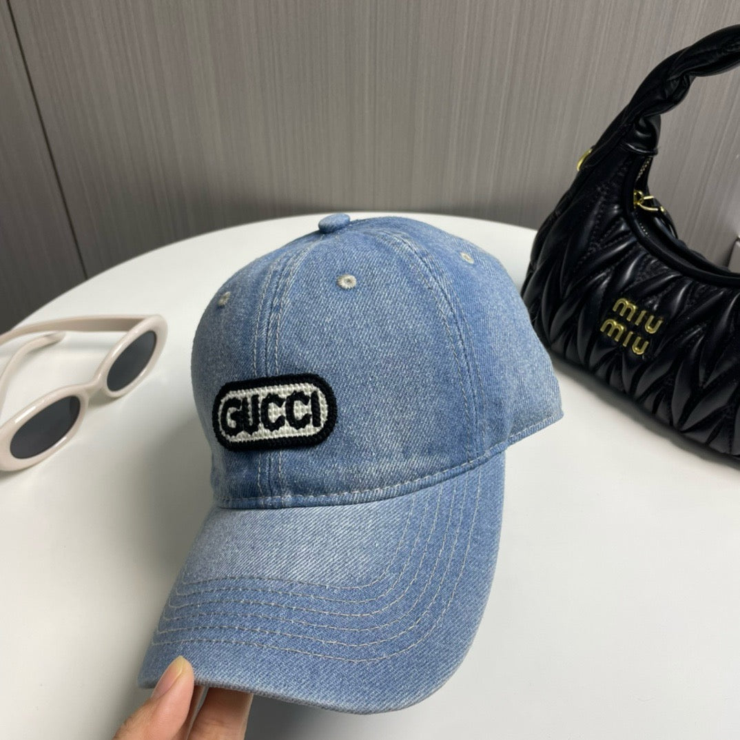 Light Blue, Blue and Charcoal Cap