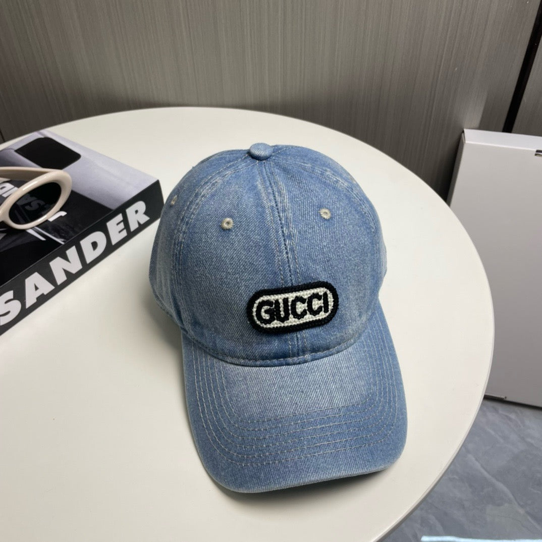 Light Blue, Blue and Charcoal Cap