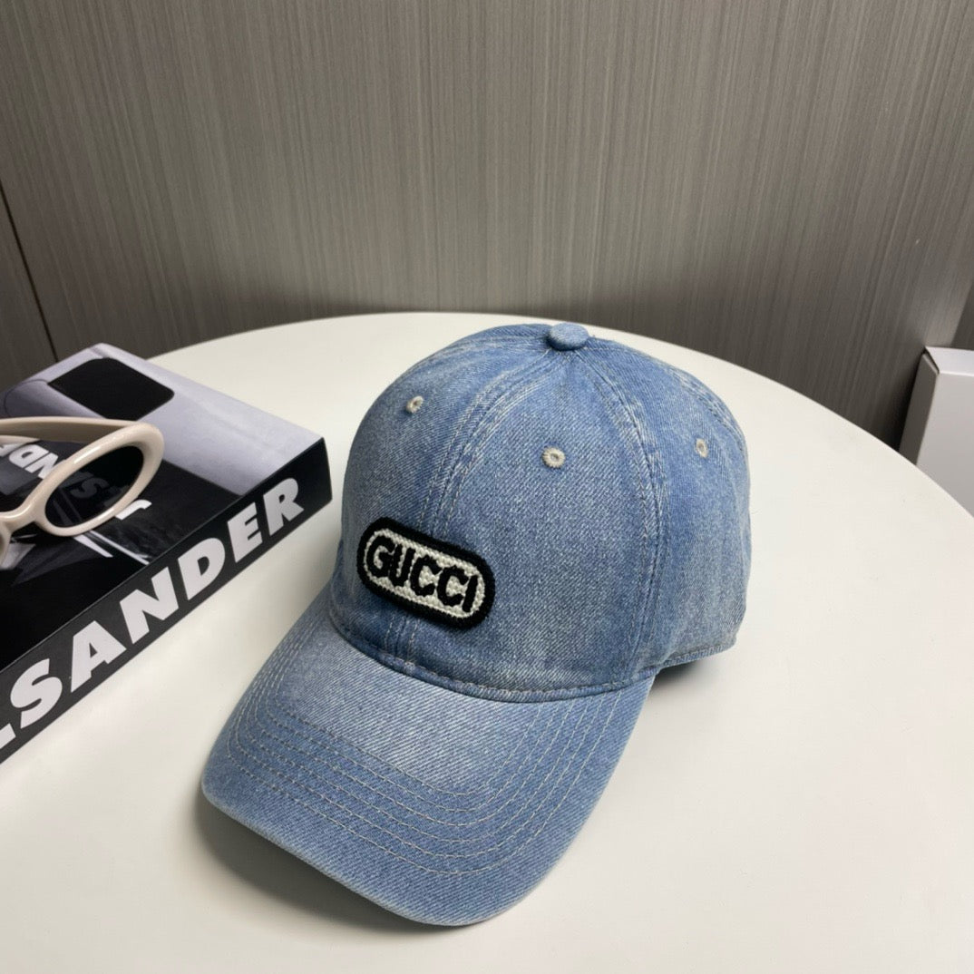 Light Blue, Blue and Charcoal Cap