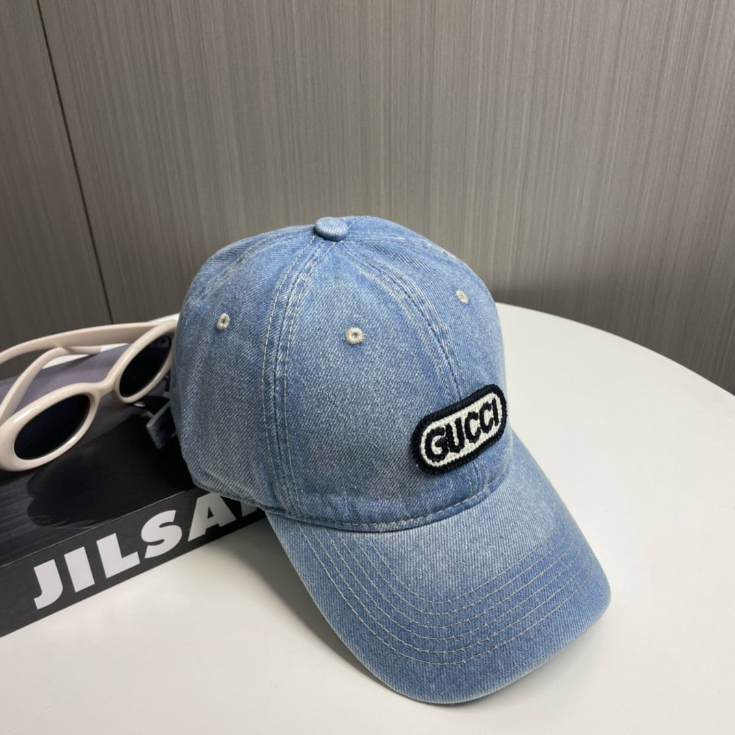 Light Blue, Blue and Charcoal Cap