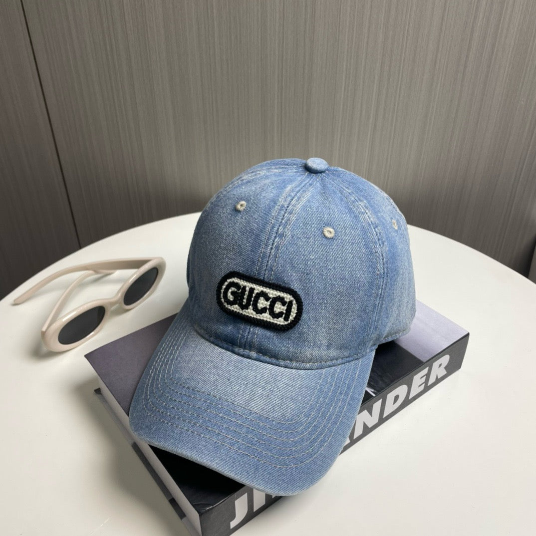Light Blue, Blue and Charcoal Cap