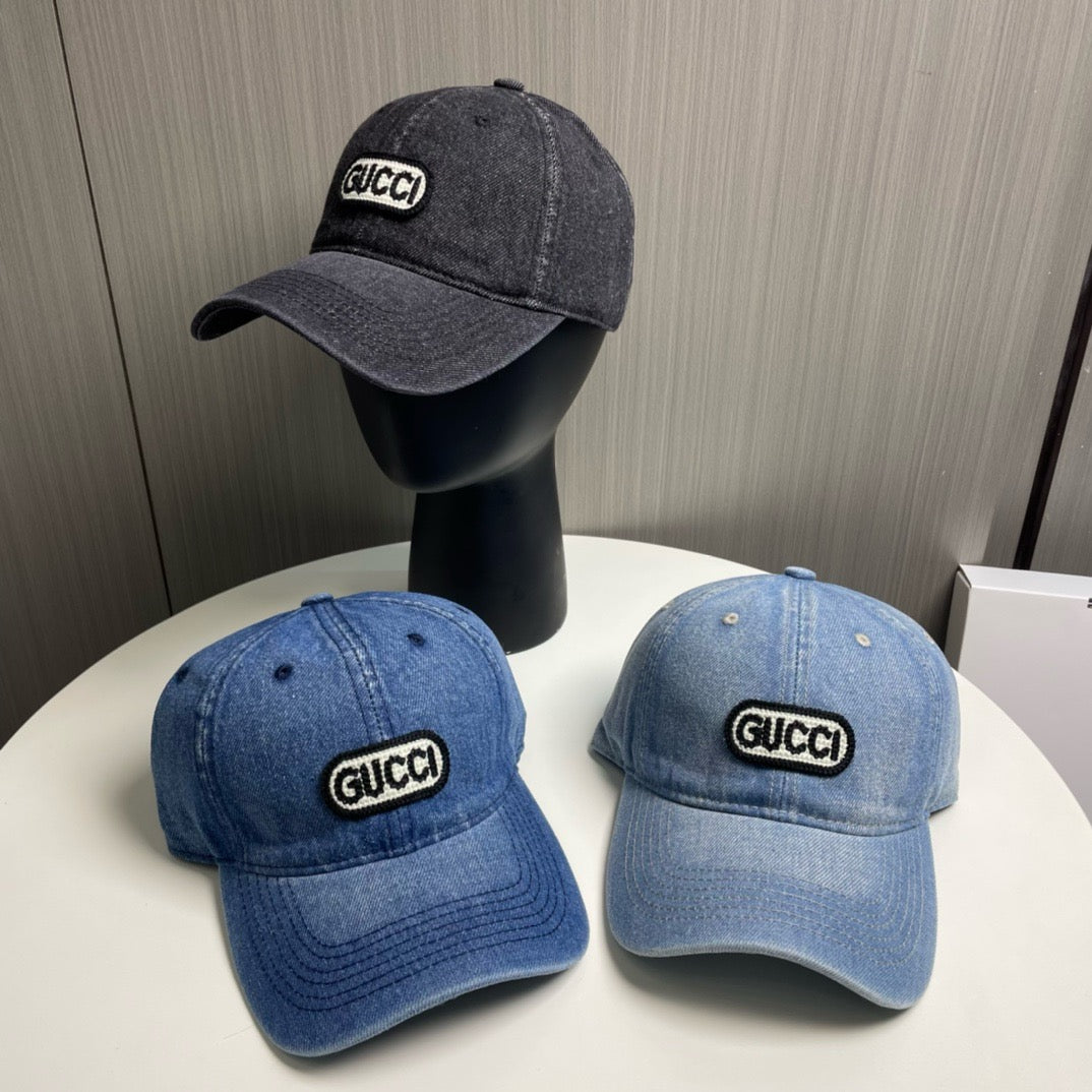 Light Blue, Blue and Charcoal Cap
