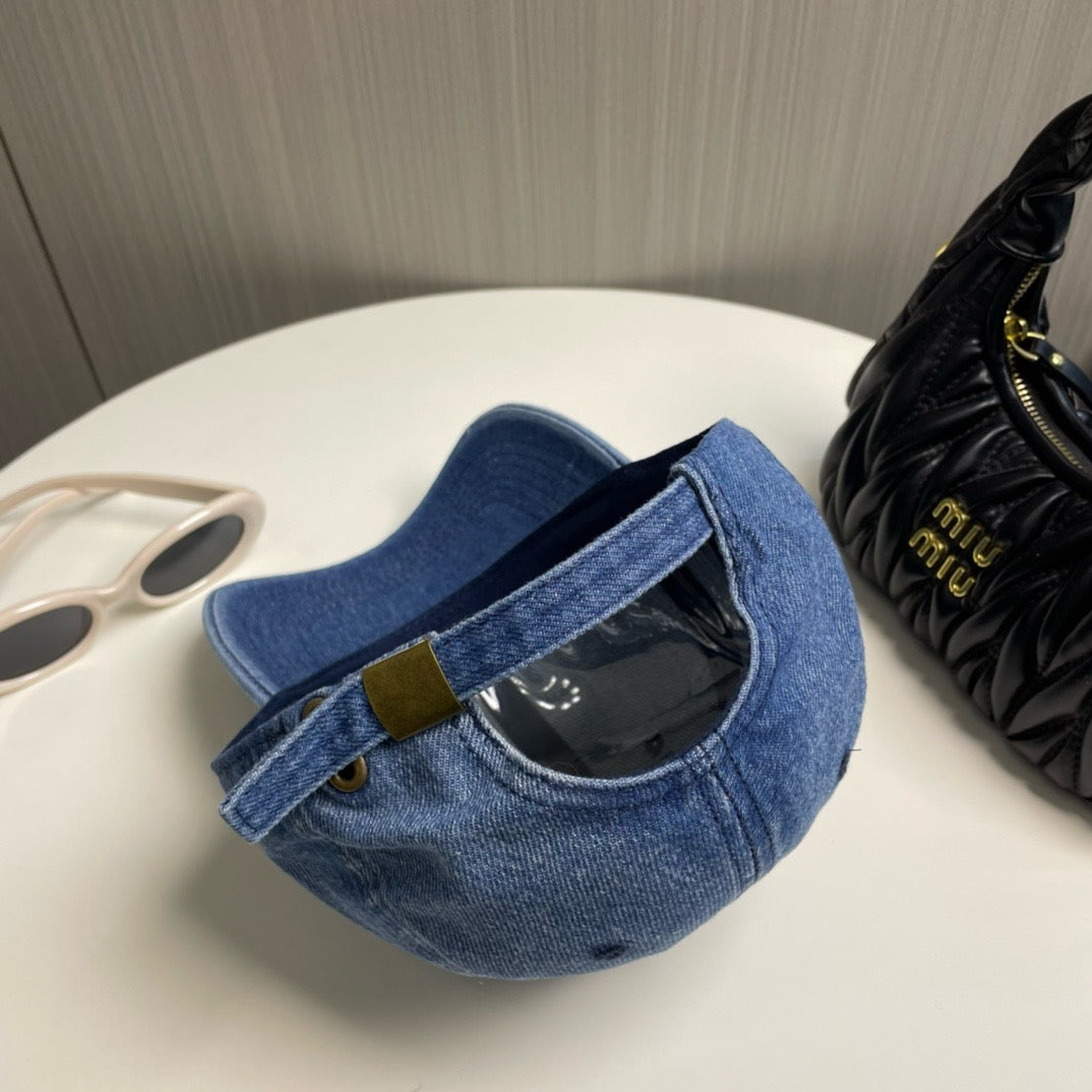 Light Blue, Blue and Charcoal Cap