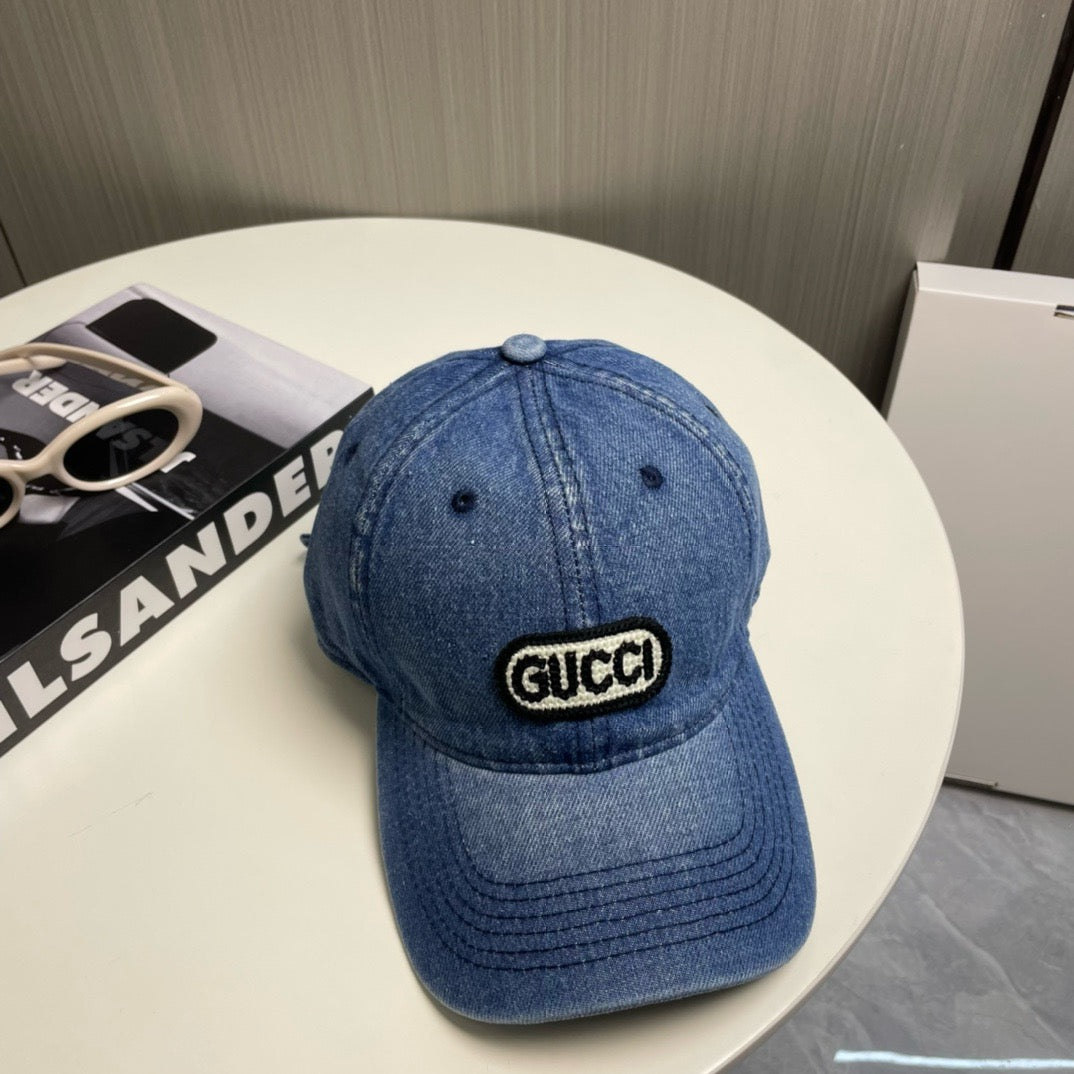 Light Blue, Blue and Charcoal Cap