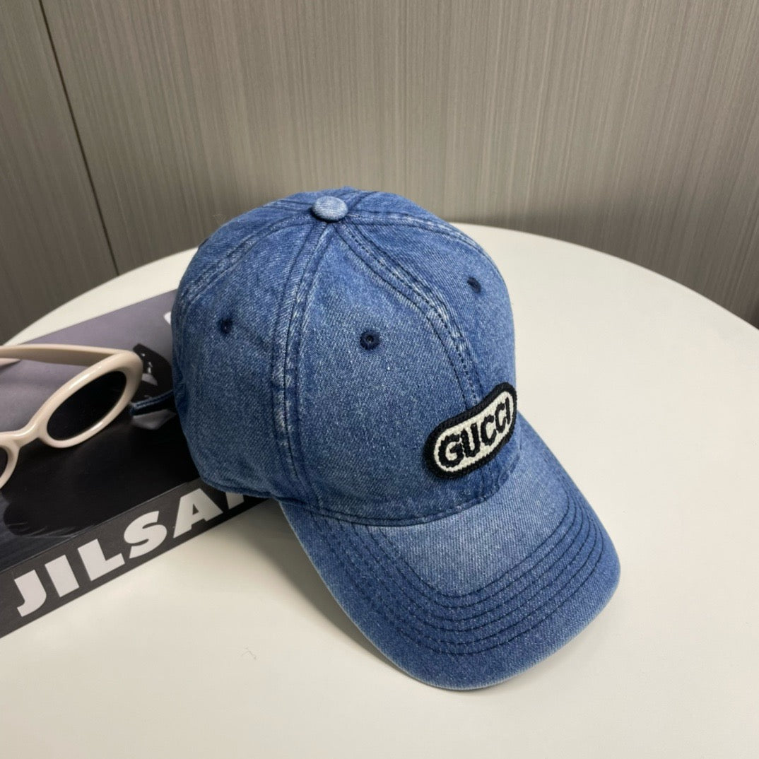Light Blue, Blue and Charcoal Cap