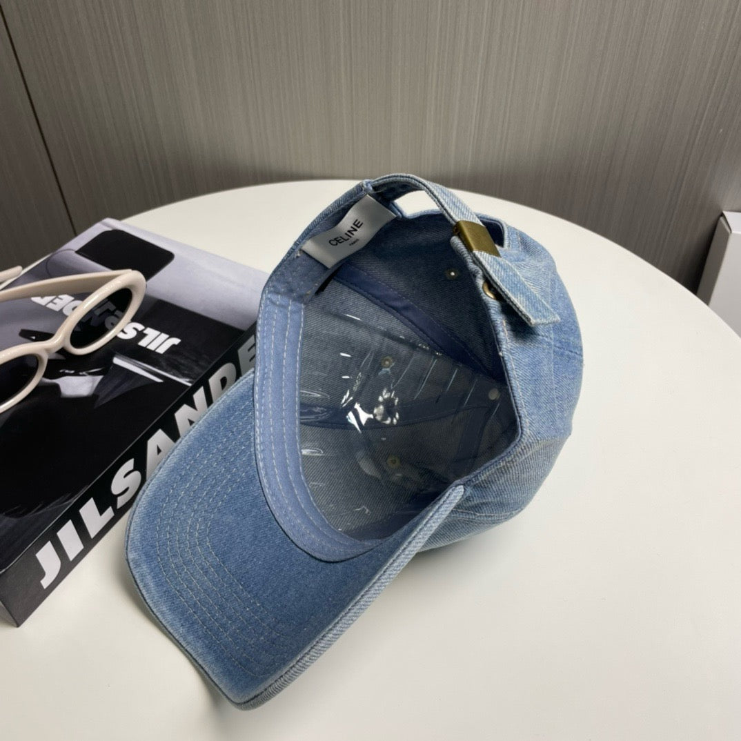Light Blue, Blue and Charcoal Cap - FashionHype.xyz
