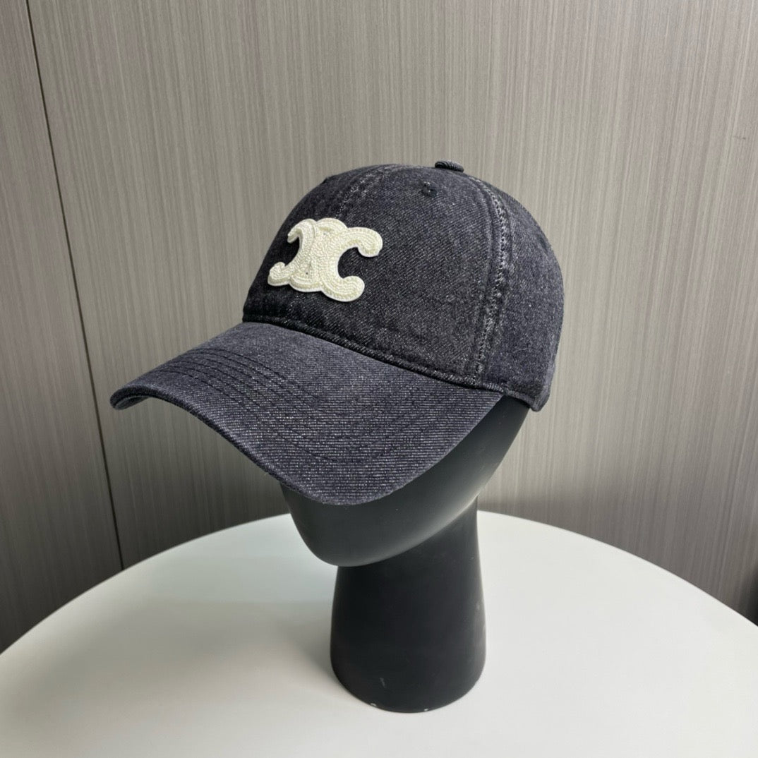 Light Blue, Blue and Charcoal Cap - FashionHype.xyz