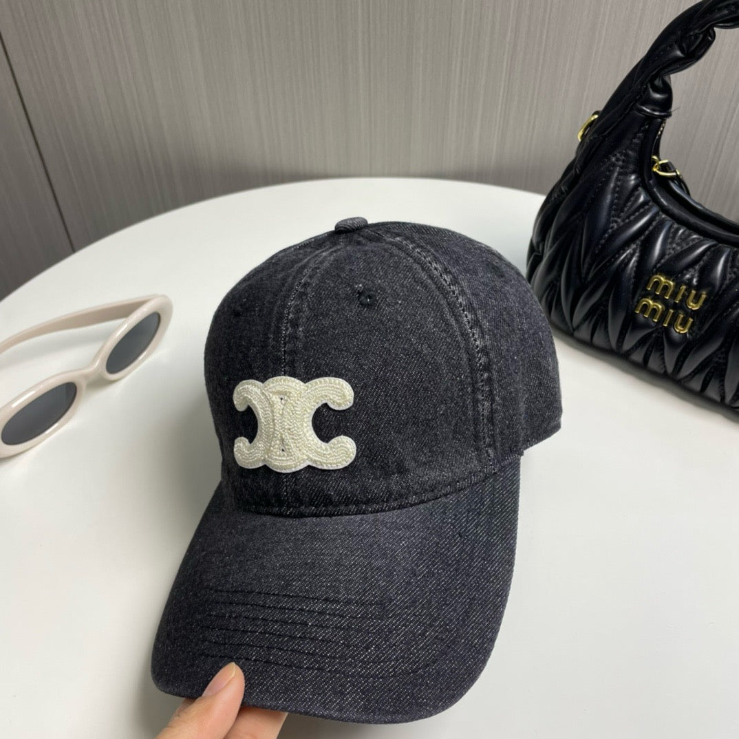 Light Blue, Blue and Charcoal Cap - FashionHype.xyz
