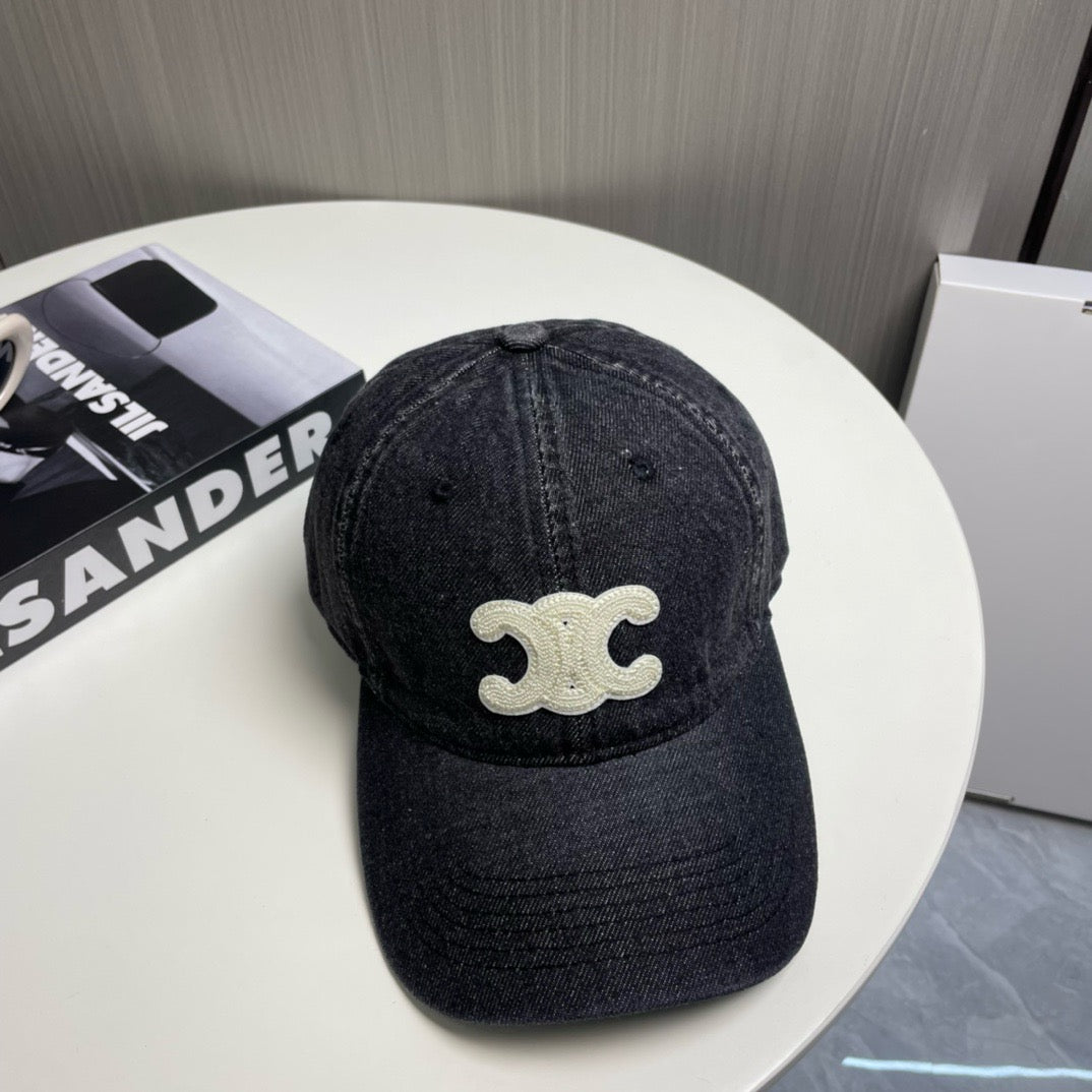 Light Blue, Blue and Charcoal Cap - FashionHype.xyz